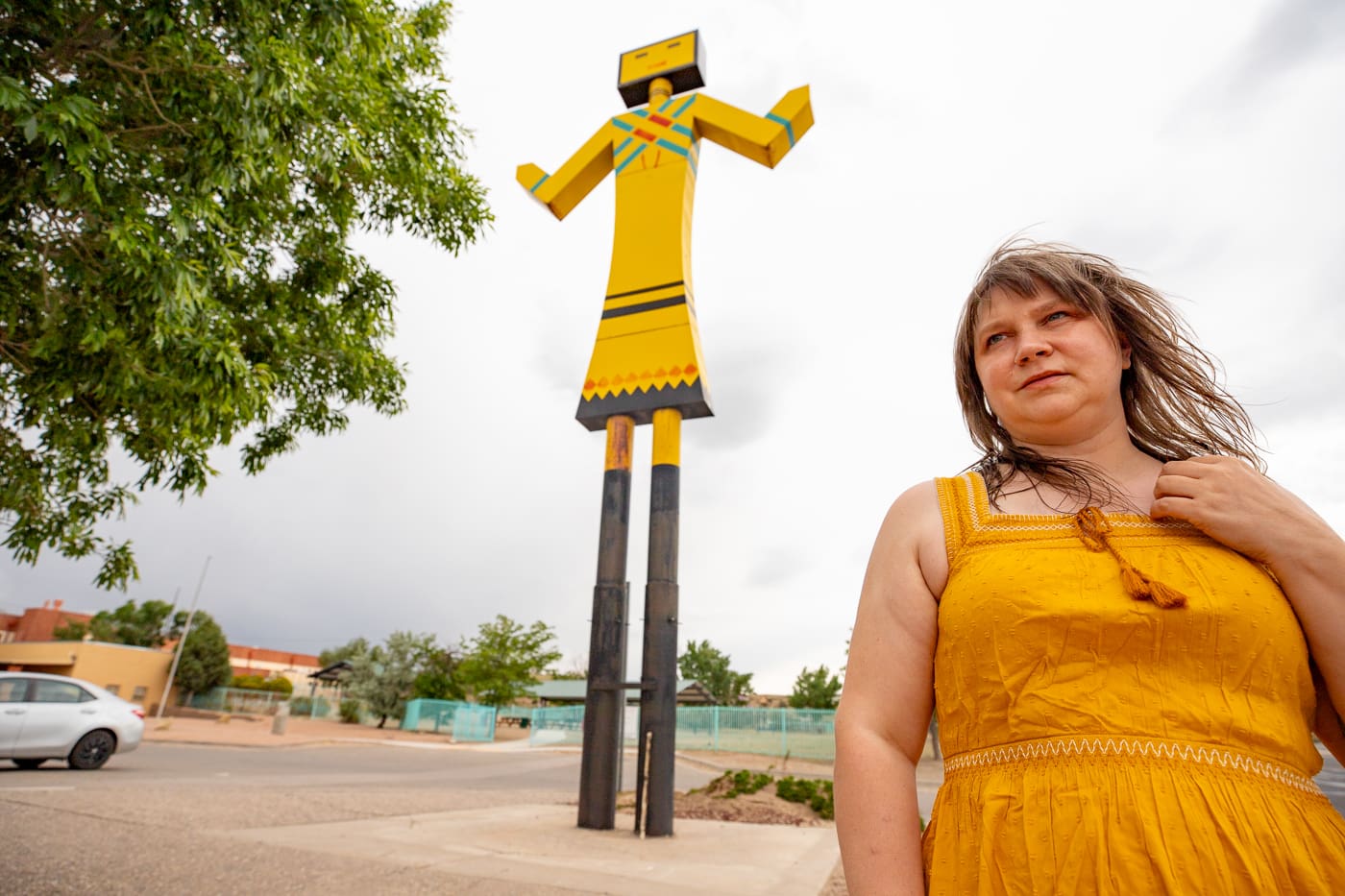 Big Kachina Statue in Gallup, New Mexico Route 66 Roadside Attraction