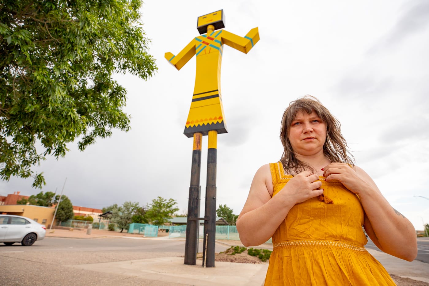 Big Kachina Statue in Gallup, New Mexico Route 66 Roadside Attraction