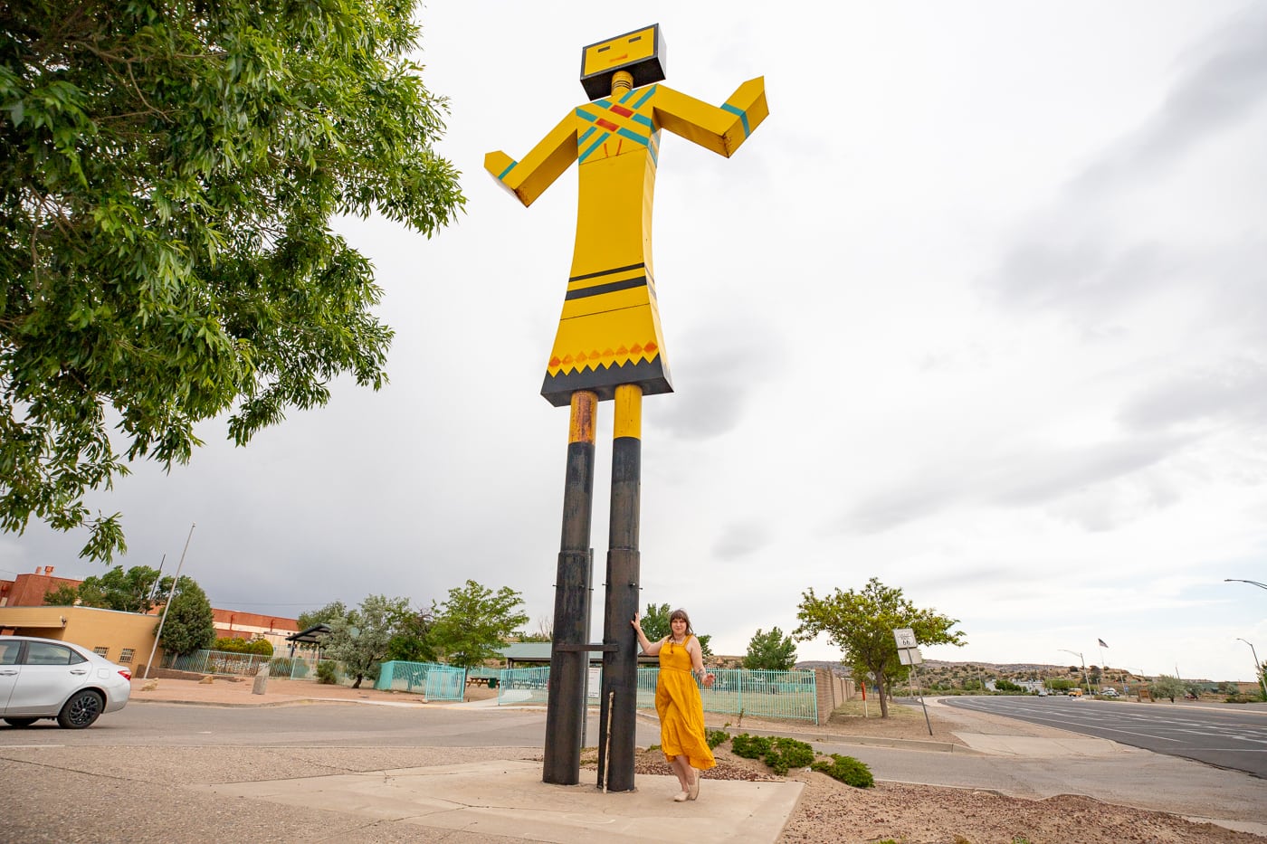 Big Kachina Statue in Gallup, New Mexico Route 66 Roadside Attraction