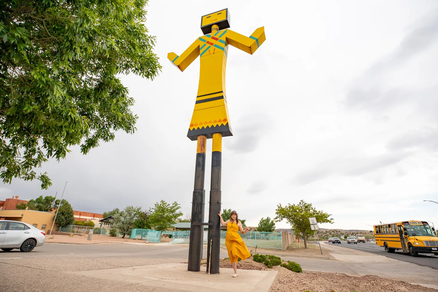 Big Kachina Statue in Gallup, New Mexico Route 66 Roadside Attraction