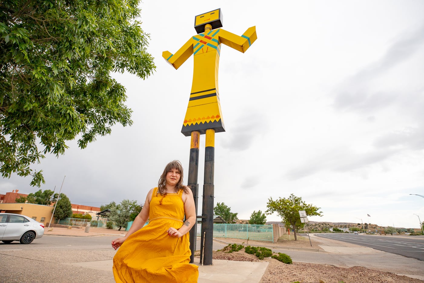 Big Kachina Statue in Gallup, New Mexico Route 66 Roadside Attraction