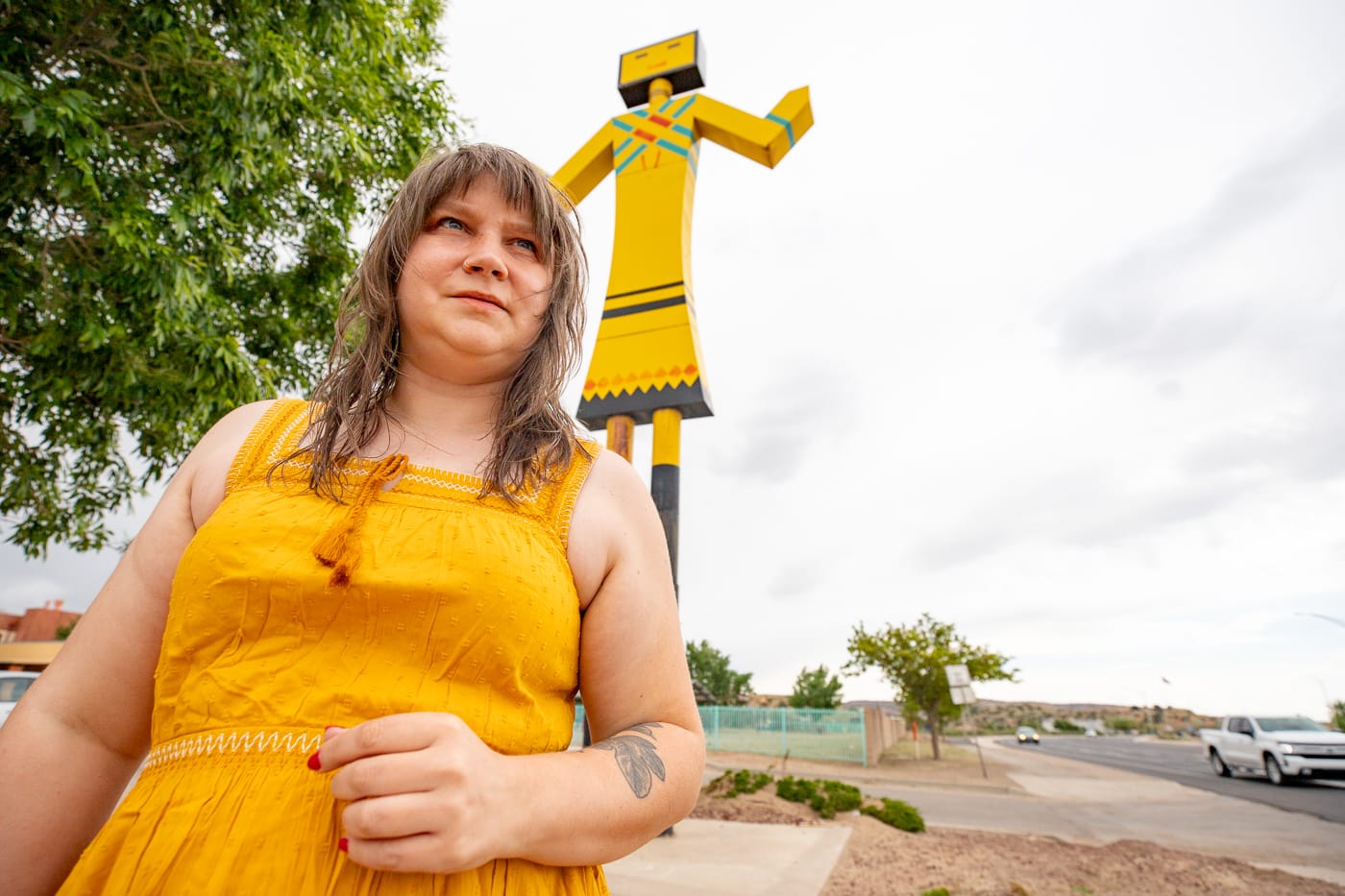 Big Kachina Statue in Gallup, New Mexico Route 66 Roadside Attraction