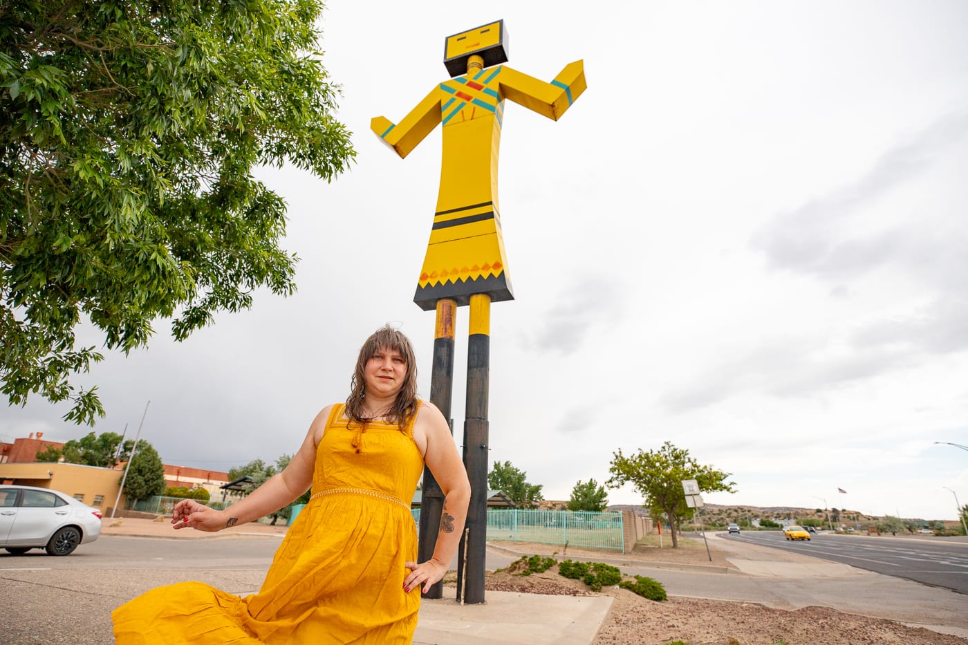 Big Kachina Statue in Gallup, New Mexico Route 66 Roadside Attraction