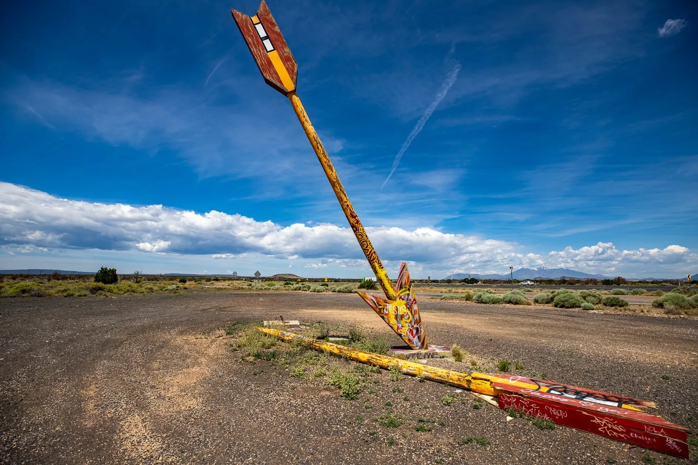 Twin Arrows Trading Post Ruins in Arizona Route 66 Roadside Attraction