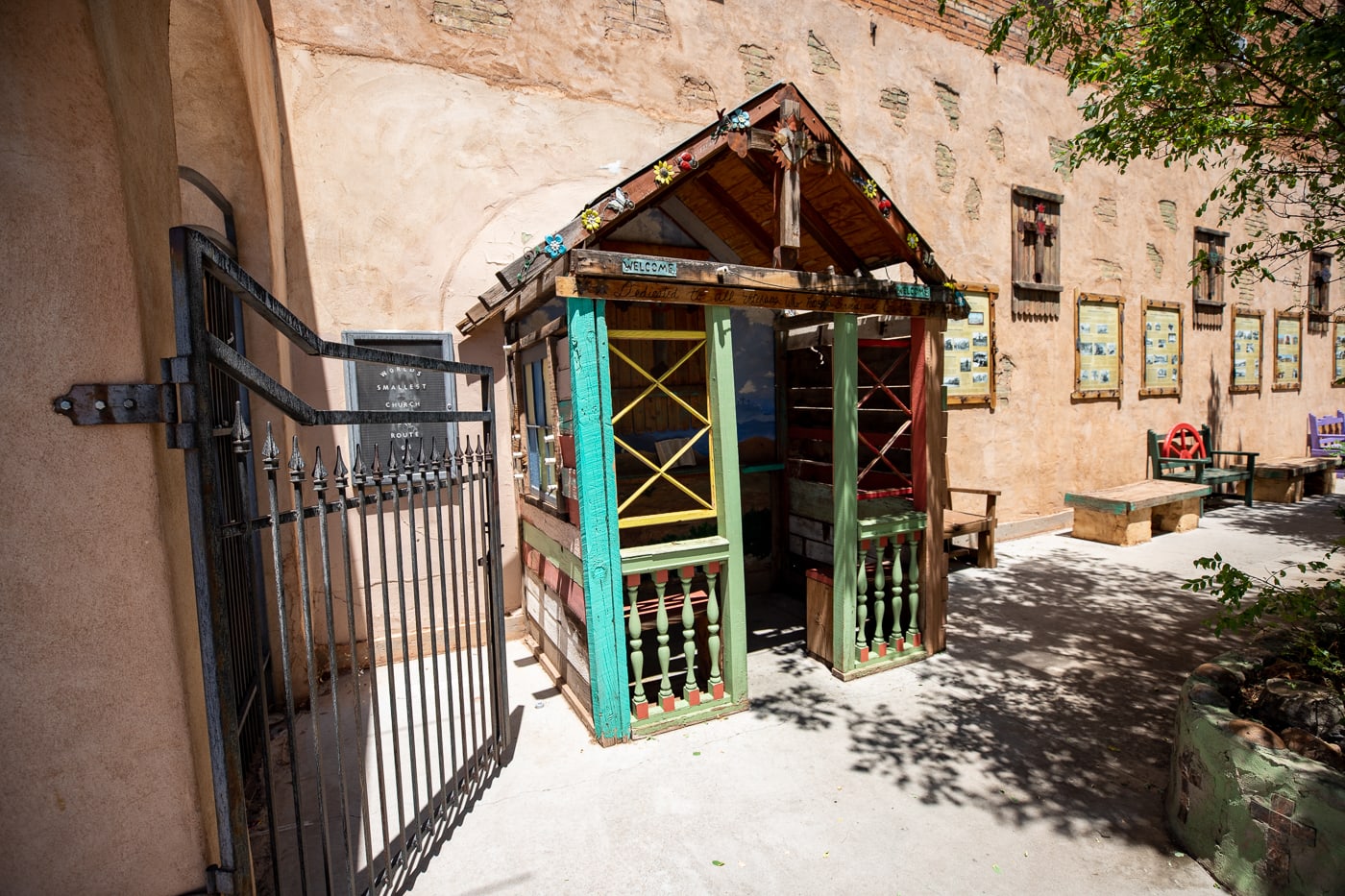 World's Smallest Church on Route 66 in Winslow, Arizona Roadside Attraction