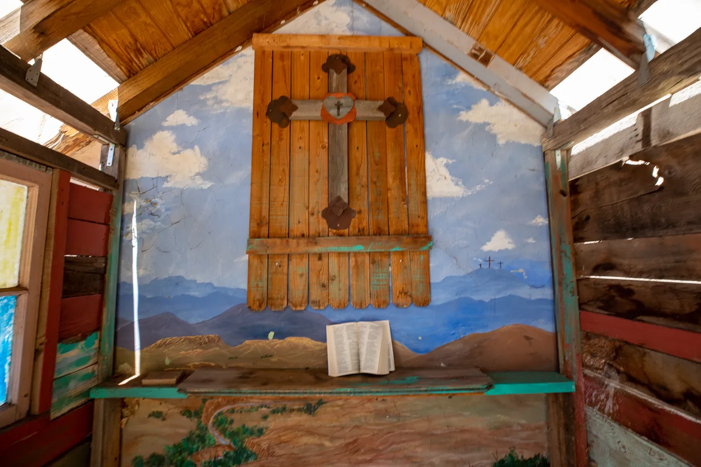 World's Smallest Church on Route 66 in Winslow, Arizona Roadside Attraction