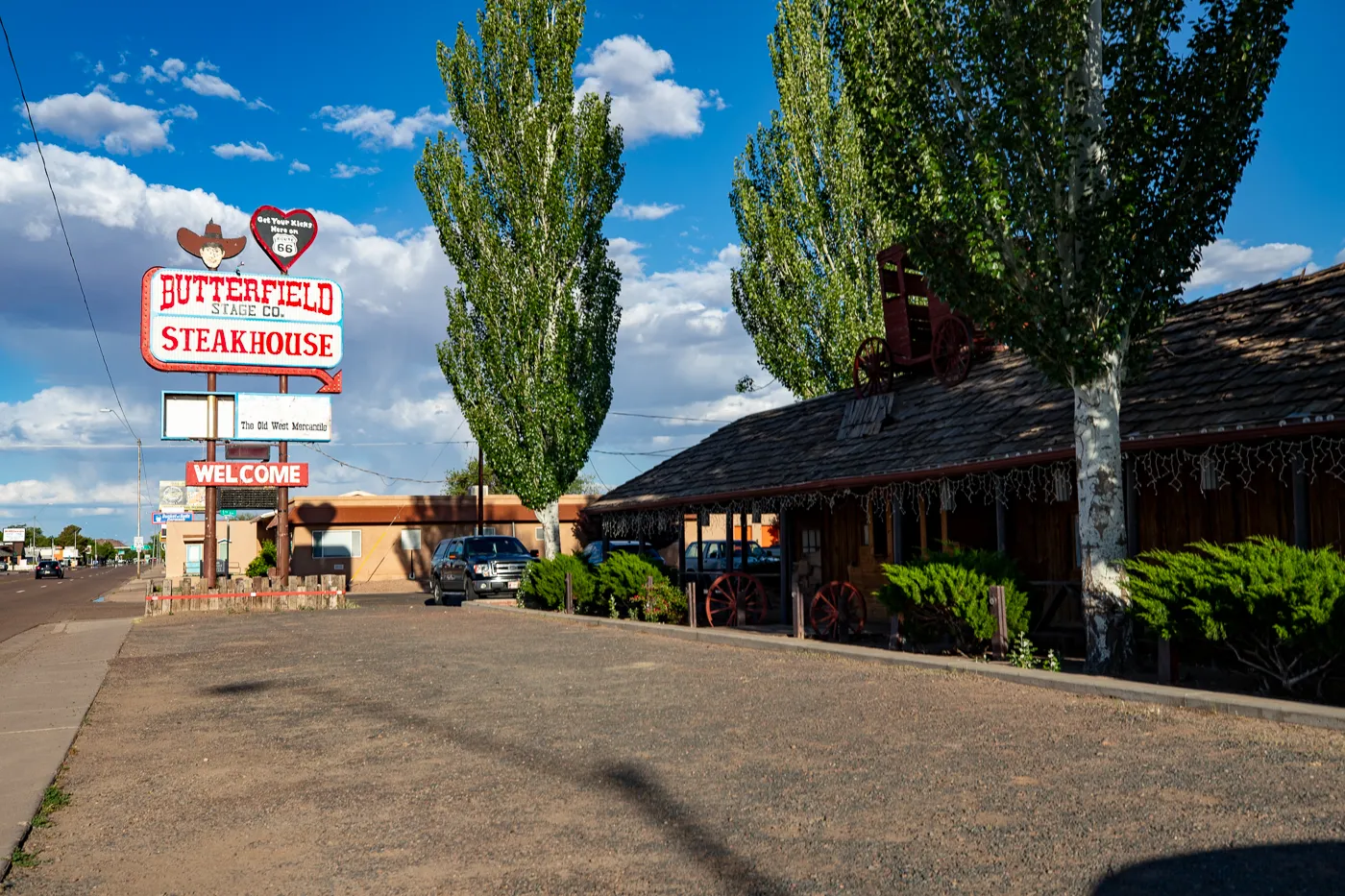 Butterfield Stage Co Steak House in Holbrook, Arizona - Route 66 Restaurant