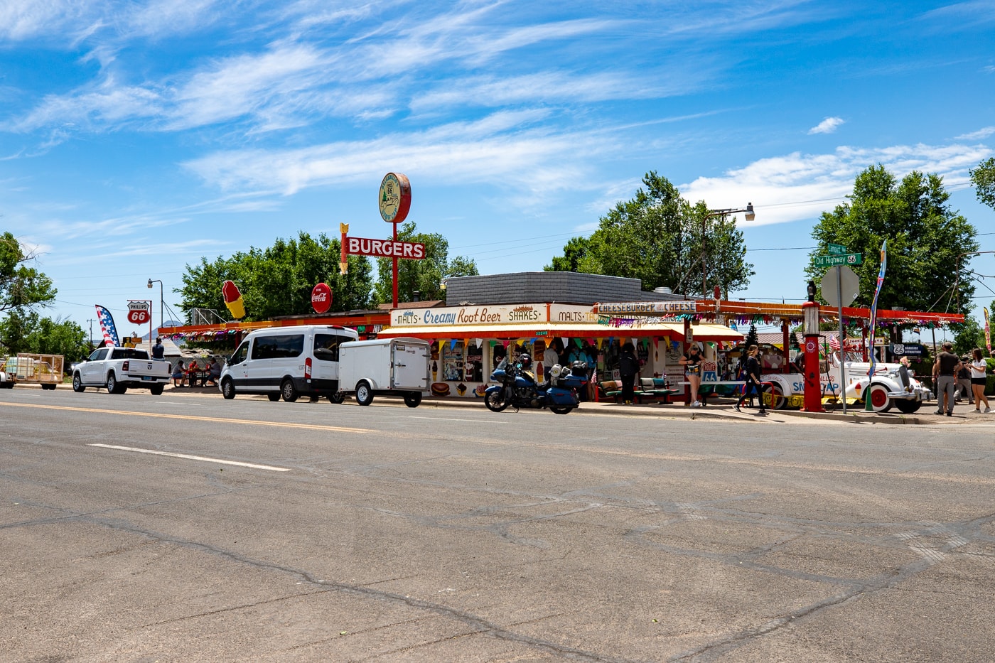 Delgadillo’s Snow Cap in Seligman, Arizona - Route 66 restaurant and Drive-In Diner