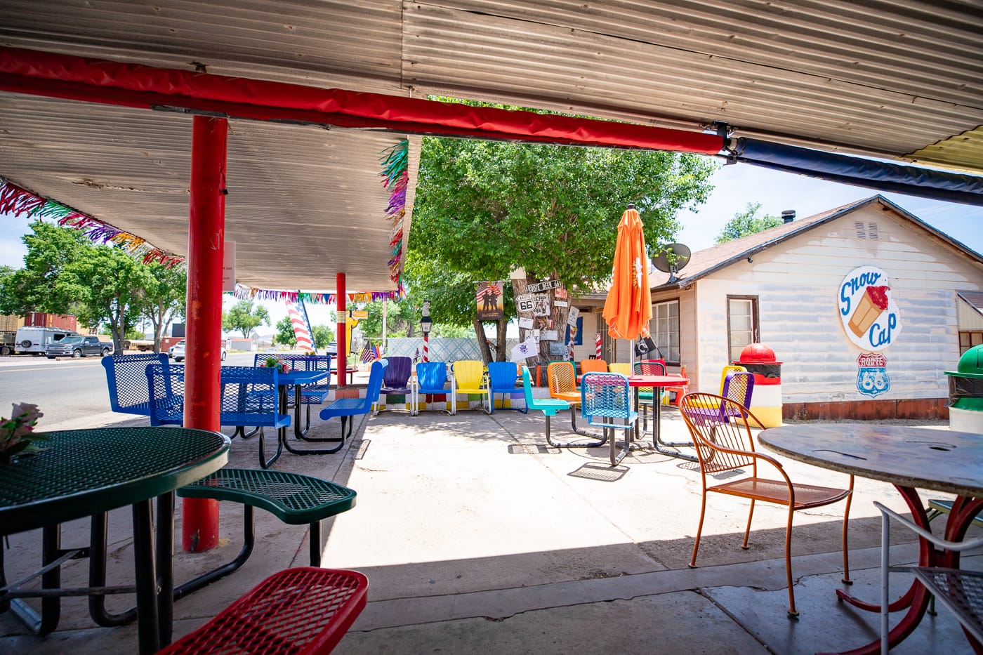 Delgadillo’s Snow Cap in Seligman, Arizona - Route 66 restaurant and Drive-In Diner