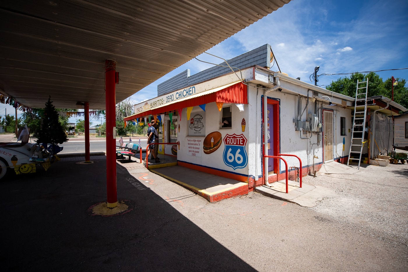 Delgadillo’s Snow Cap in Seligman, Arizona - Route 66 restaurant and Drive-In Diner