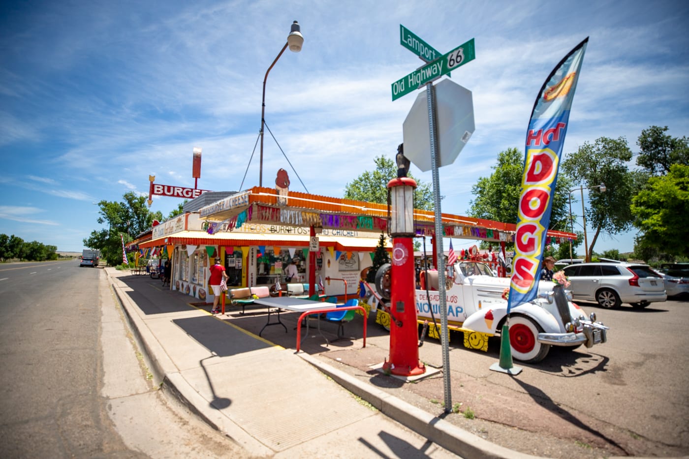 Delgadillo’s Snow Cap in Seligman, Arizona - Route 66 restaurant and Drive-In Diner