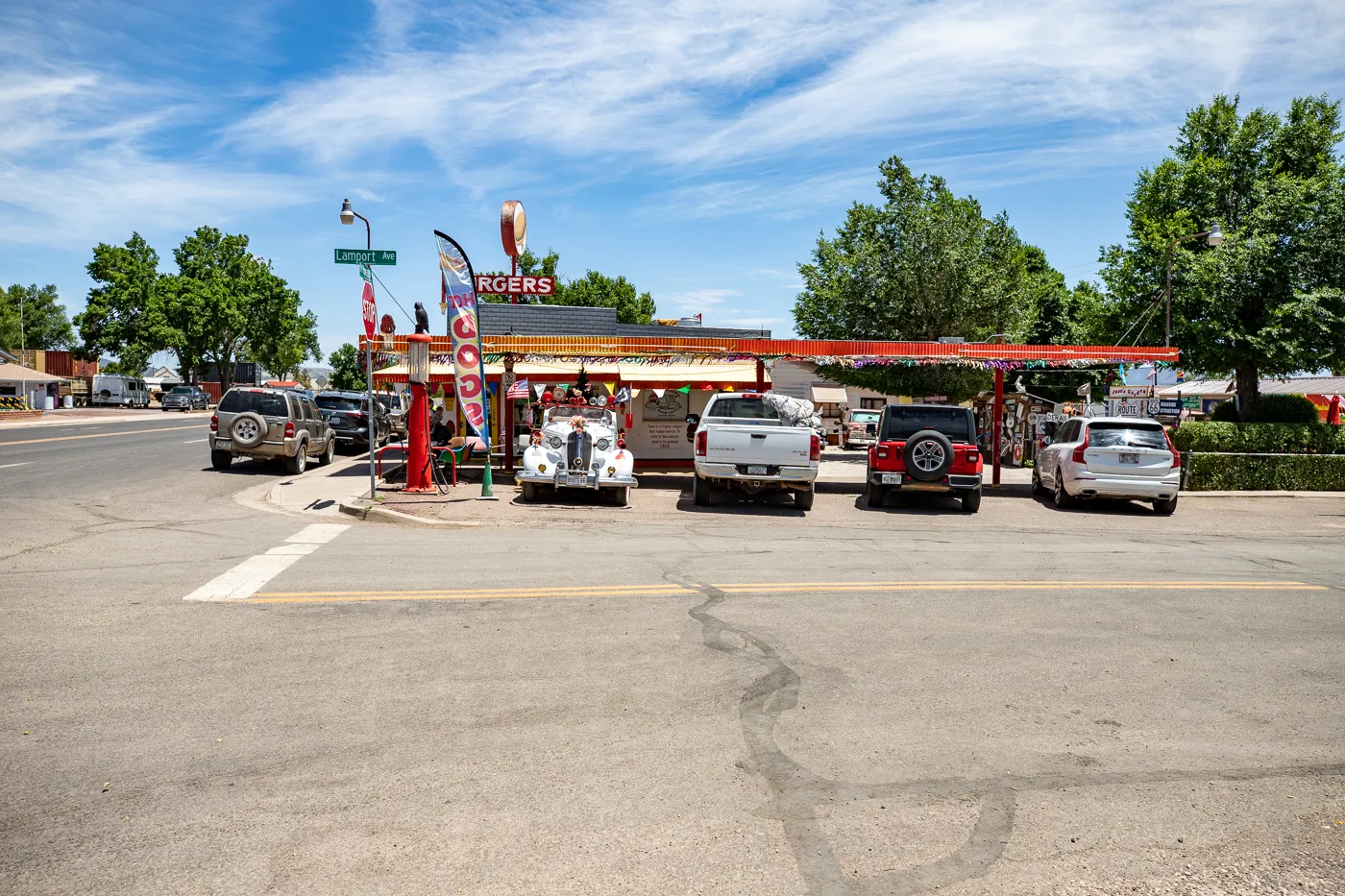 Delgadillo’s Snow Cap in Seligman, Arizona - Route 66 restaurant and Drive-In Diner