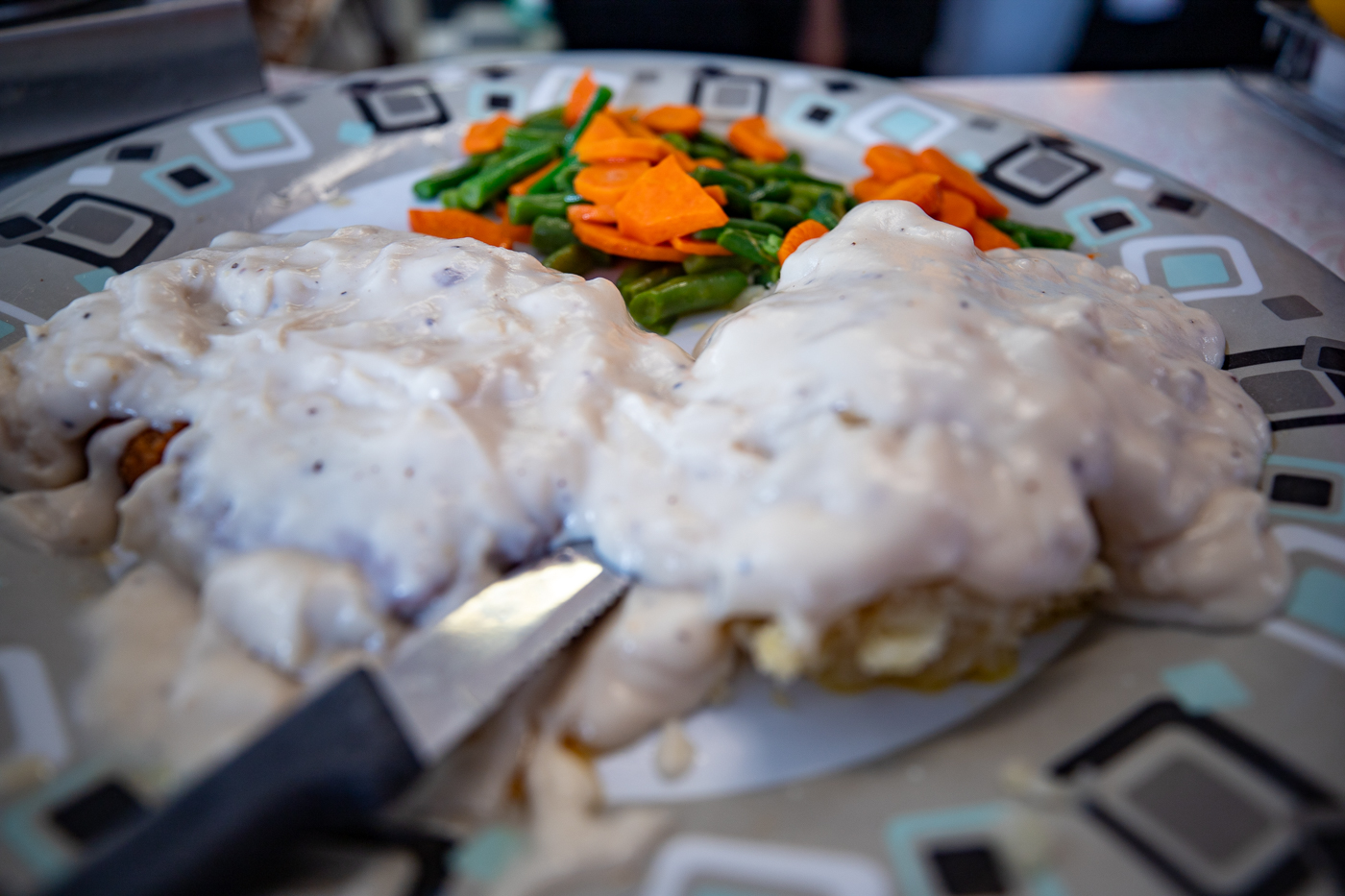 Chicken Fried Steak at Mr D'z Route 66 Diner in Kingman, Arizona