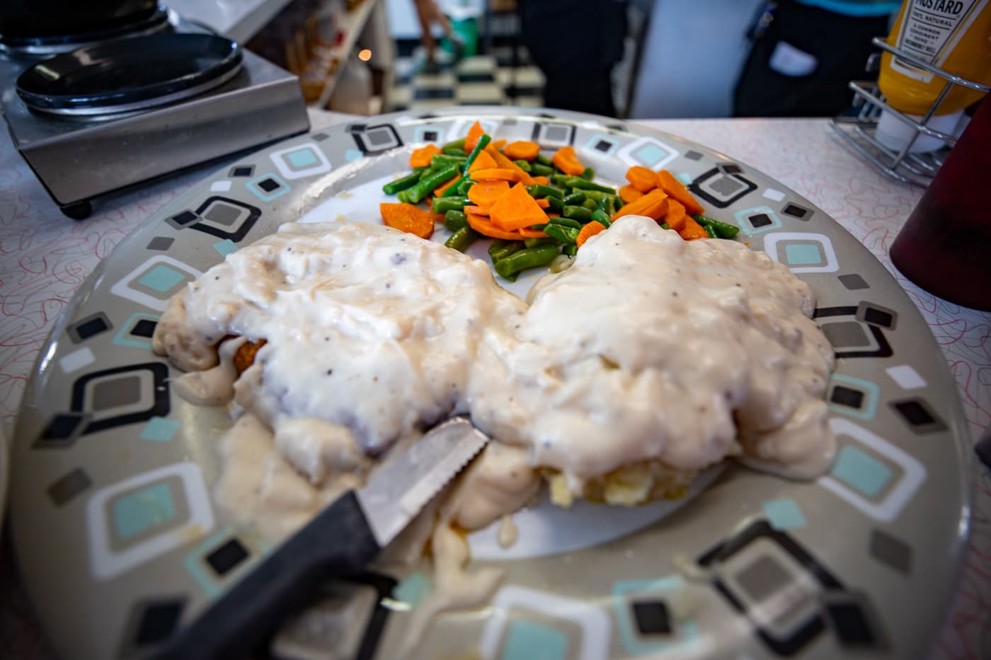 Chicken Fried Steak at Mr D'z Route 66 Diner in Kingman, Arizona