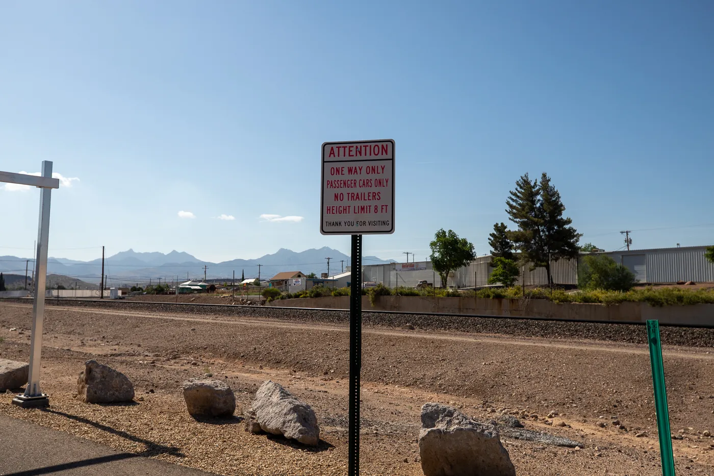 Route 66 Drive-Thru Shield in Kingman, Arizona - Route 66 Roadside Attraction