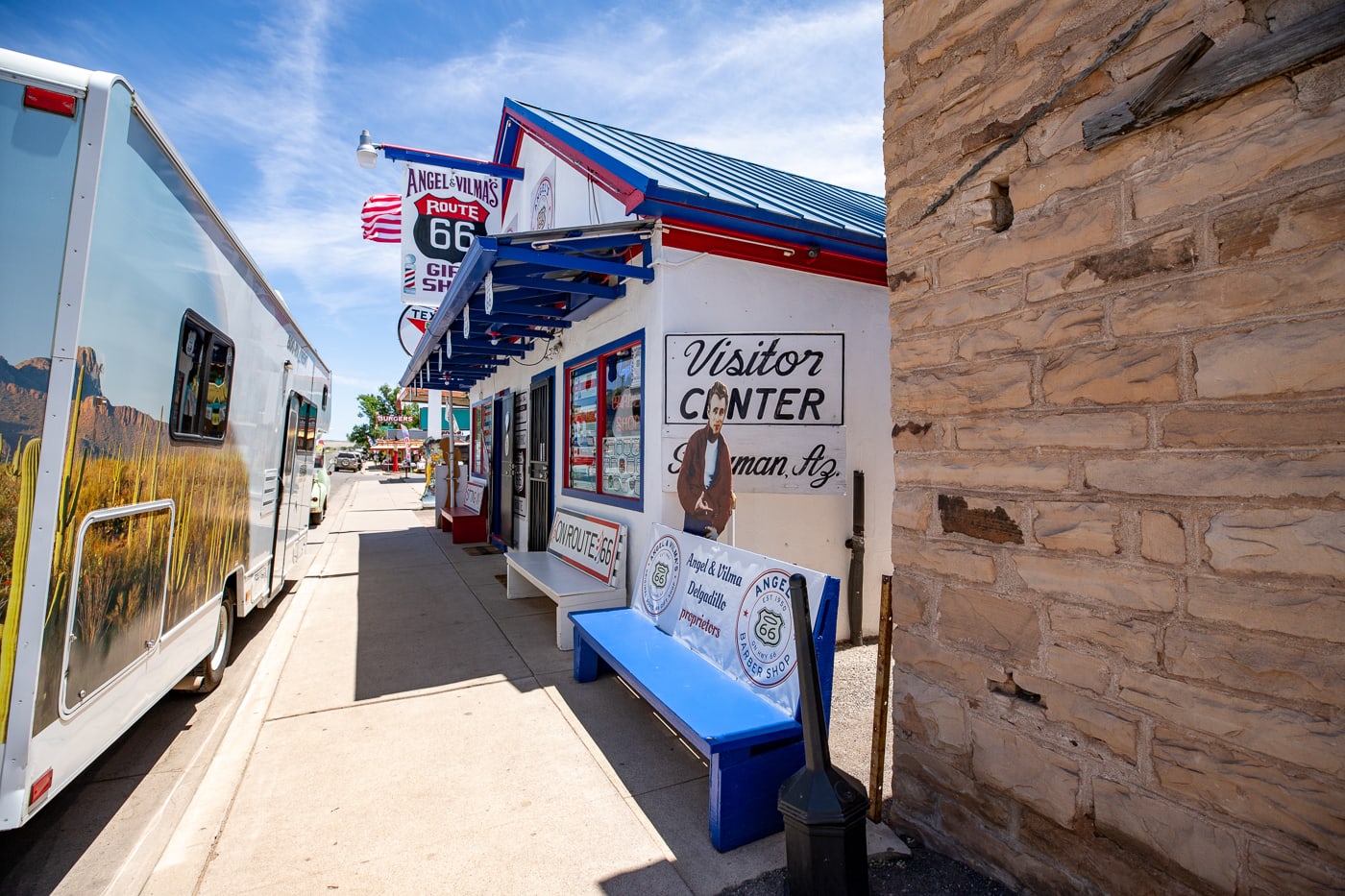 Angel & Vilma Delgadillo's Original Route 66 Gift Shop in Seligman, Arizona Route 66 Museum and Gift Shop