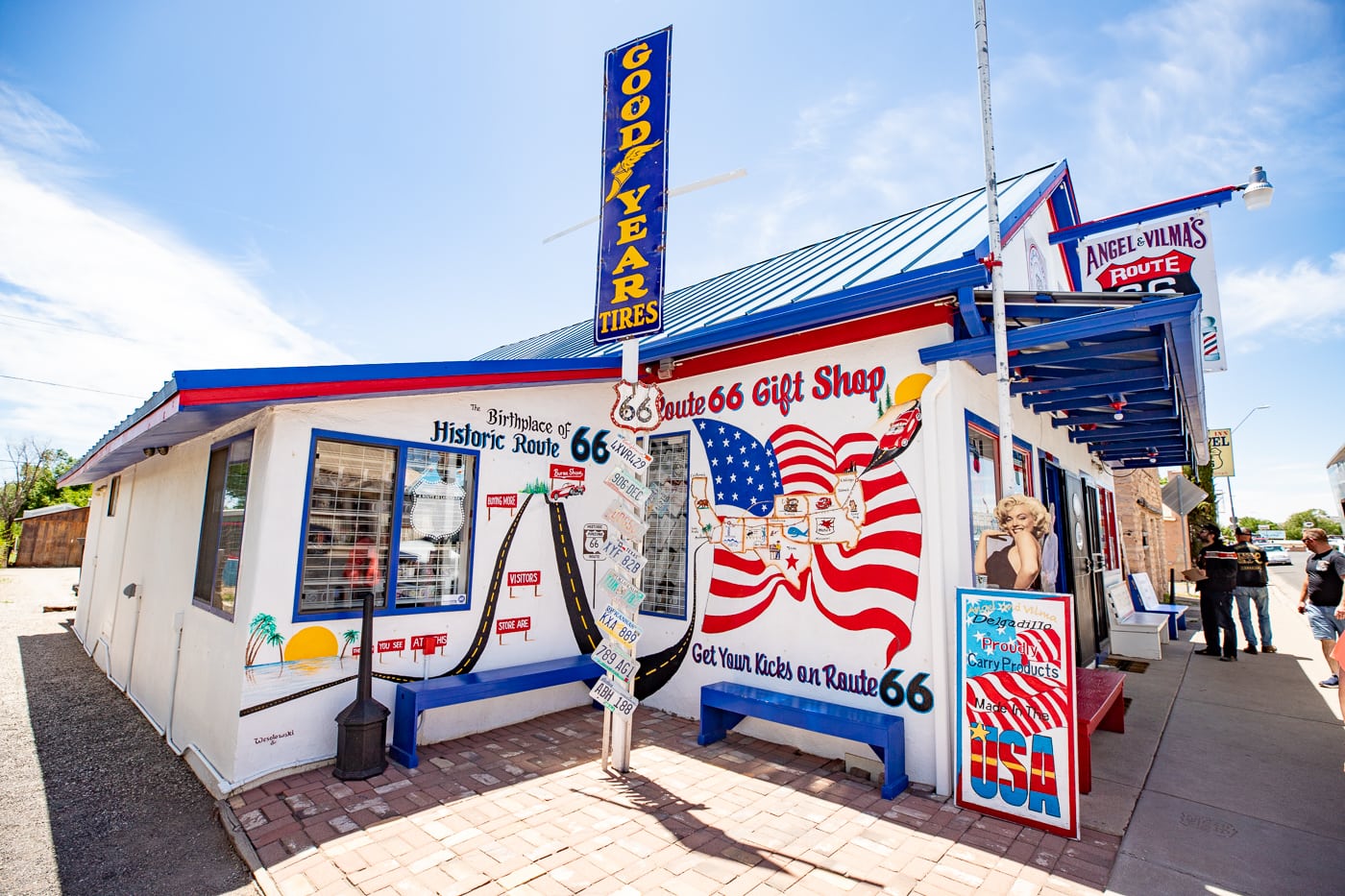 Angel & Vilma Delgadillo's Original Route 66 Gift Shop in Seligman, Arizona Route 66 Museum and Gift Shop