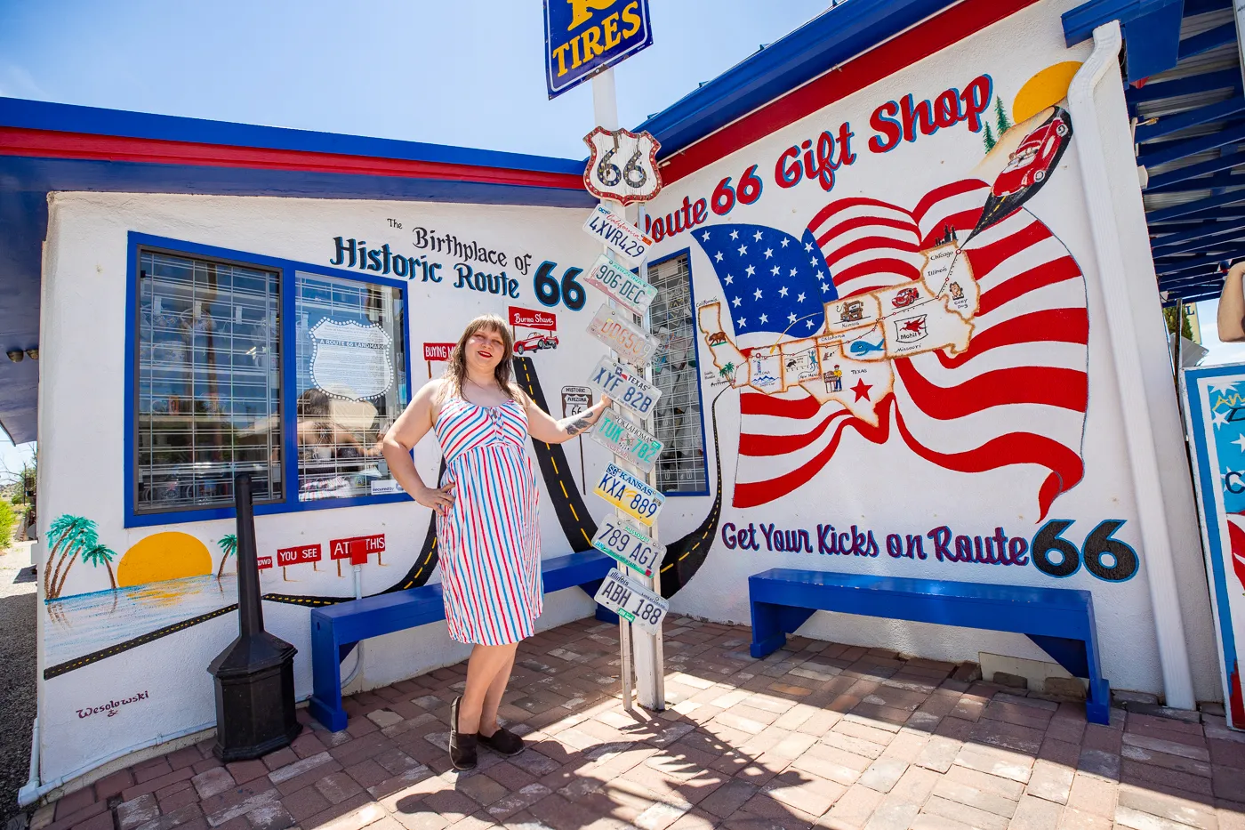 Angel & Vilma Delgadillo's Original Route 66 Gift Shop in Seligman, Arizona Route 66 Museum and Gift Shop