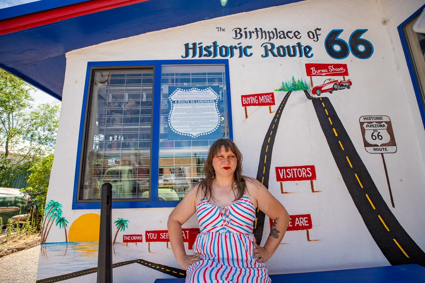 Angel & Vilma Delgadillo's Original Route 66 Gift Shop in Seligman, Arizona Route 66 Museum and Gift Shop