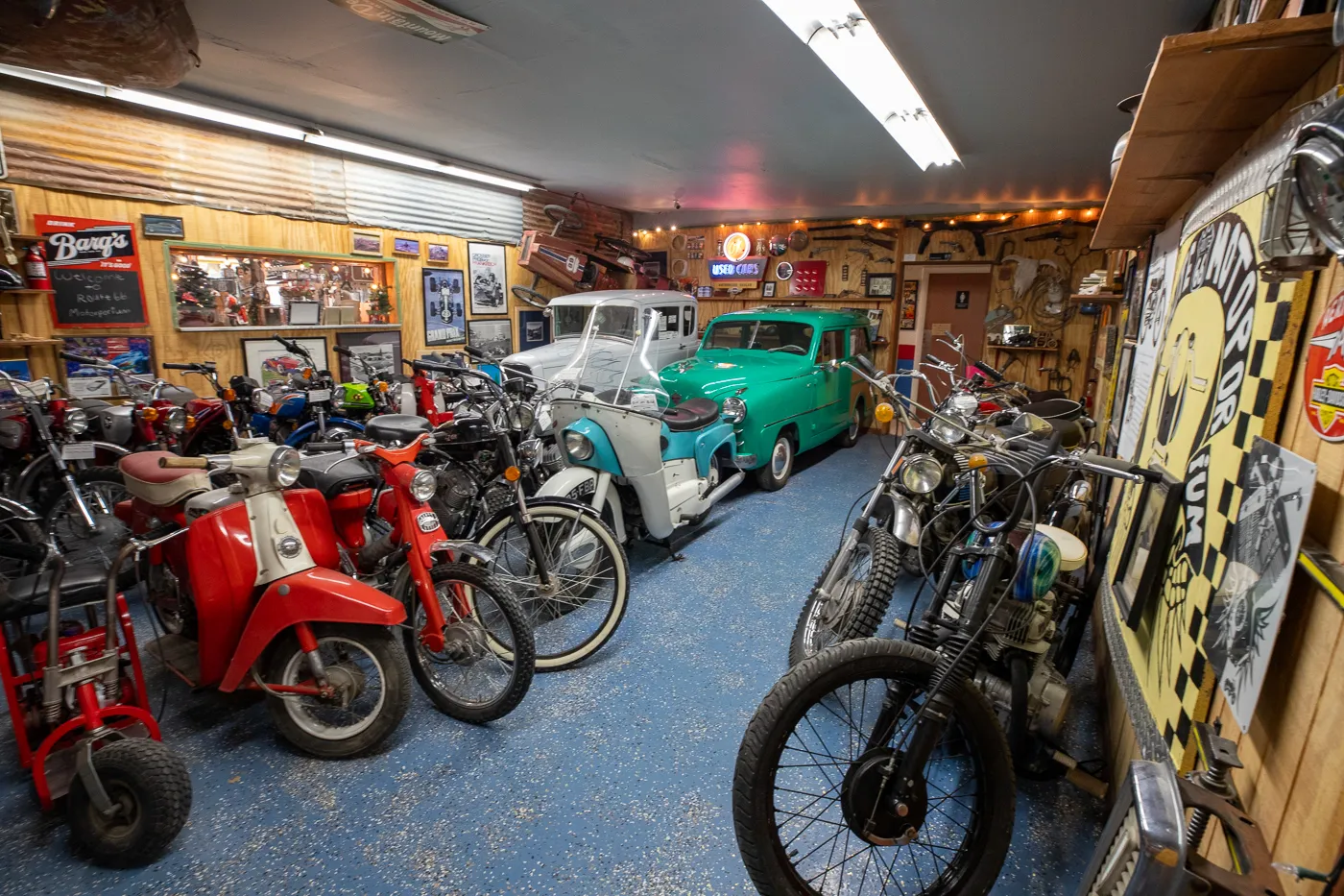 Copper Cart and Route 66 Motoporium in Seligman, Arizona Route 66 roadside attraction