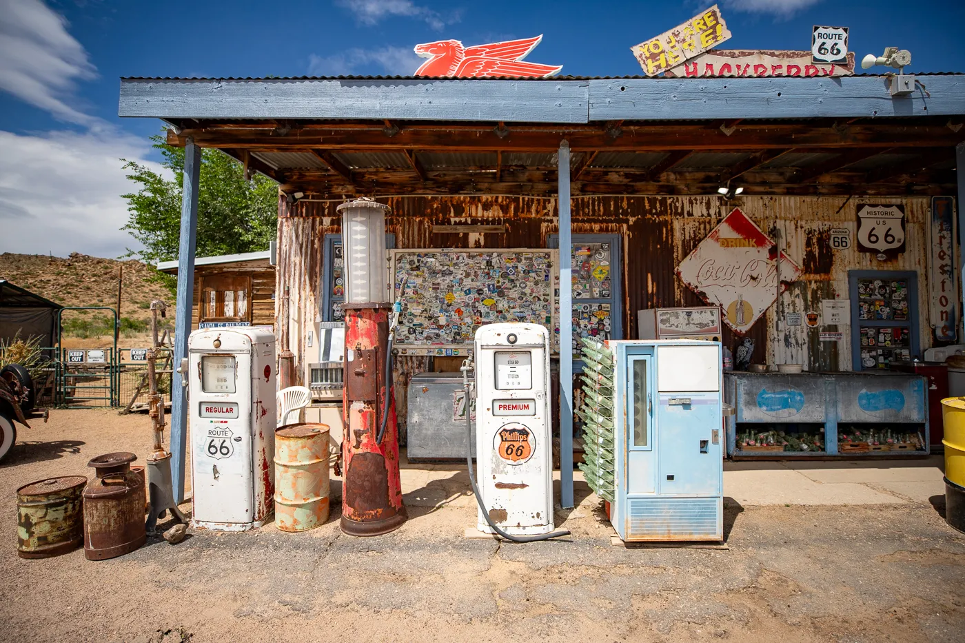 Hackberry General Store in Kingman, Arizona Route 66 Roadside Attraction and Souvenir Shop