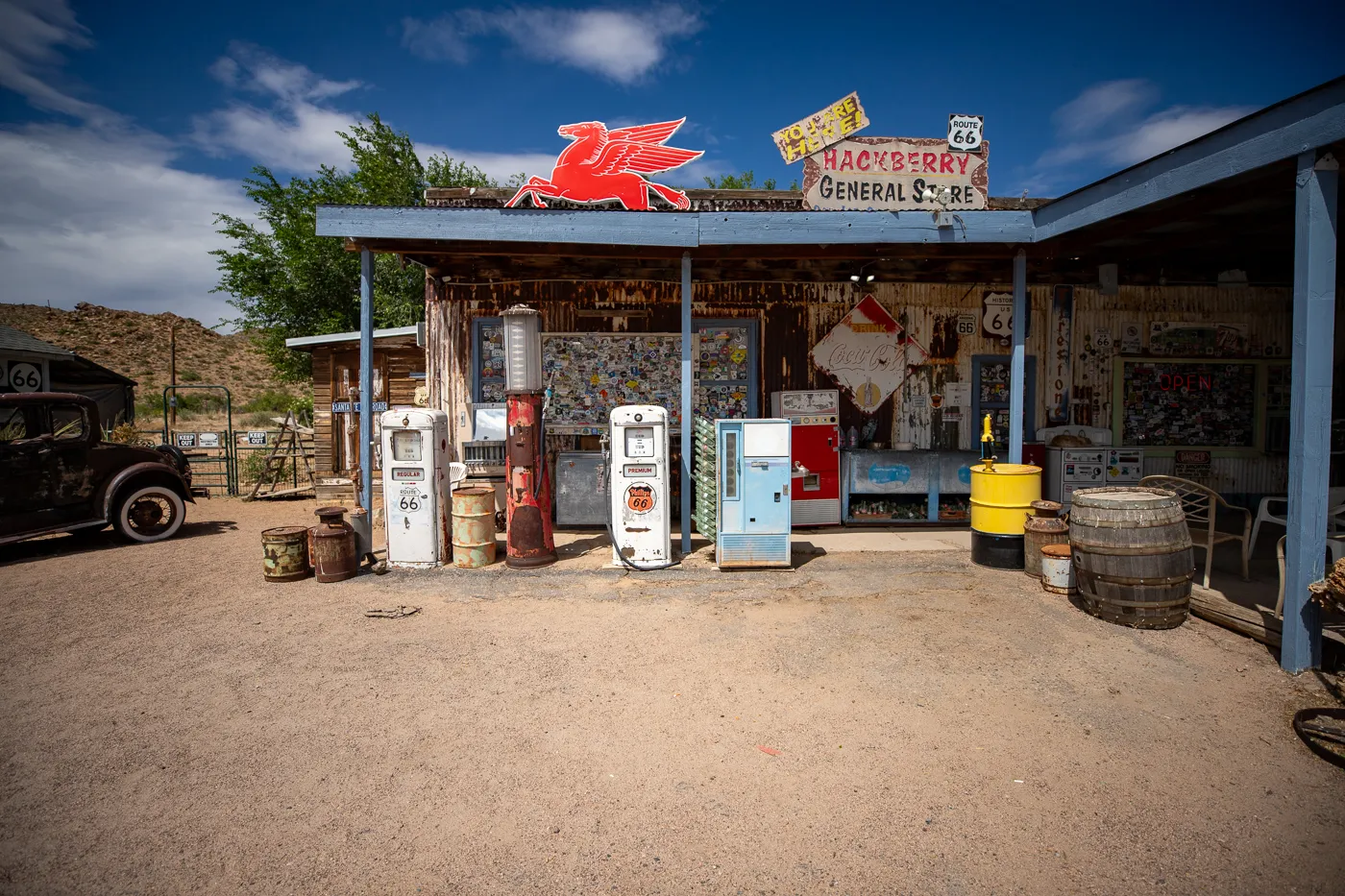 Hackberry General Store in Kingman, Arizona Route 66 Roadside Attraction and Souvenir Shop