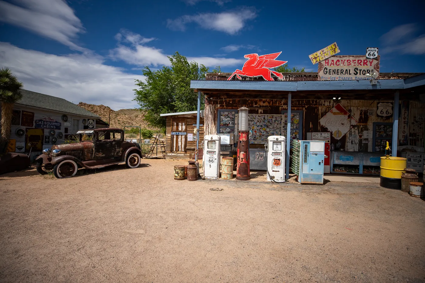 Hackberry General Store in Kingman, Arizona Route 66 Roadside Attraction and Souvenir Shop