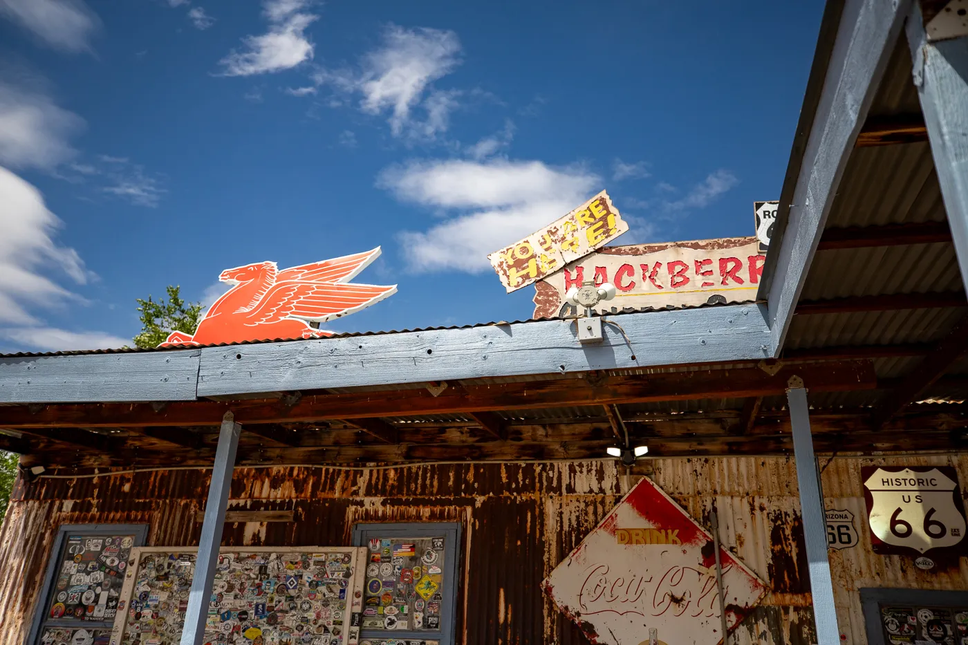 Hackberry General Store in Kingman, Arizona Route 66 Roadside Attraction and Souvenir Shop