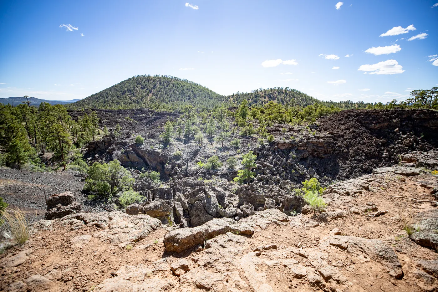 Ice Cave and Bandera Volcano in Grants, New Mexico Route 66 Attraction