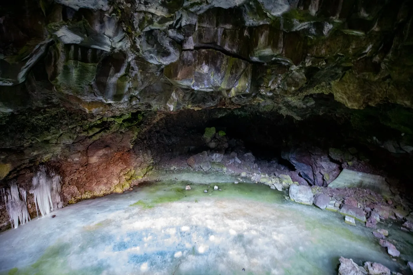 Ice Cave and Bandera Volcano in Grants, New Mexico Route 66 Attraction