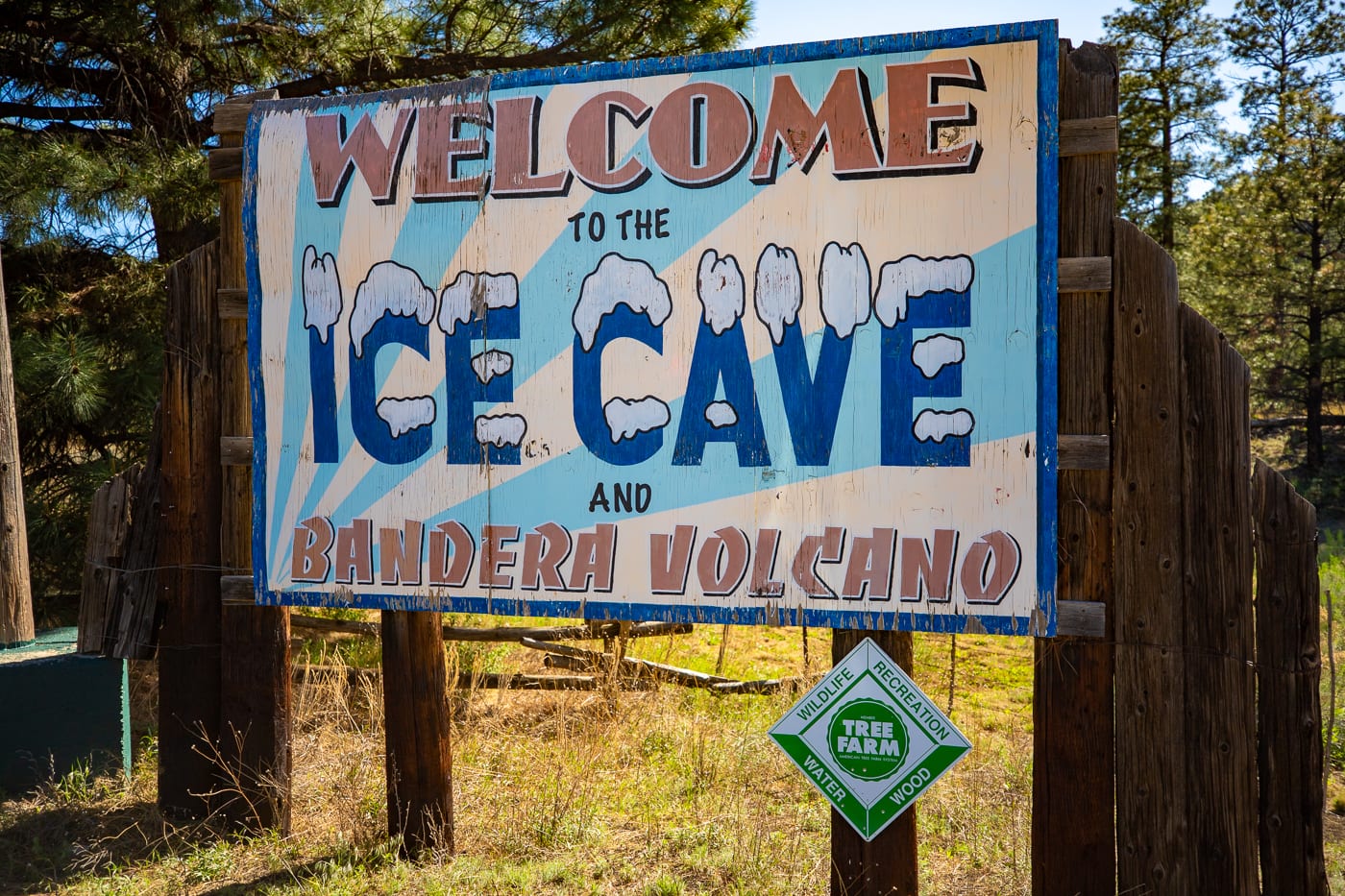 Ice Cave and Bandera Volcano in Grants, New Mexico Route 66 Attraction