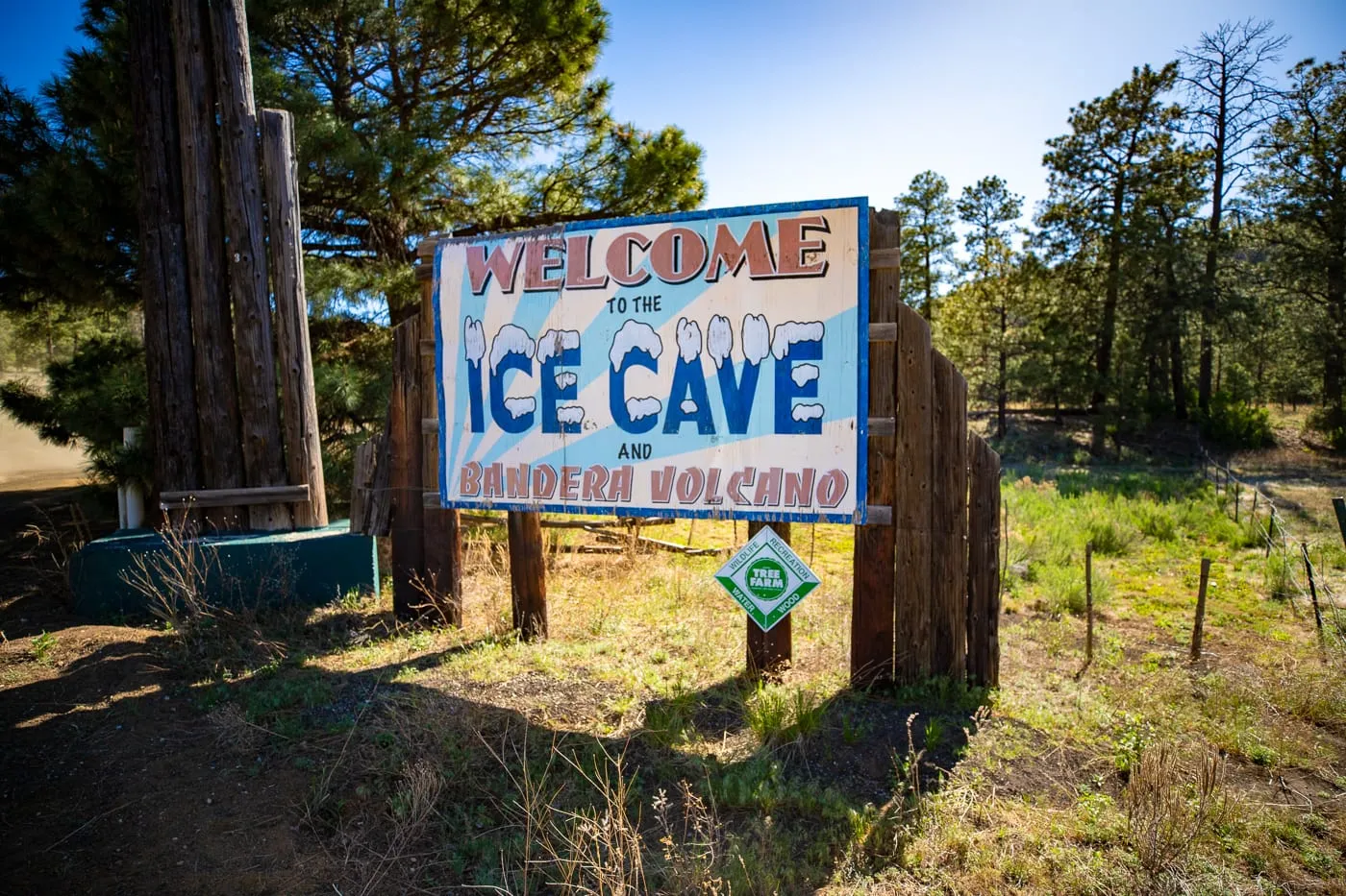 Ice Cave and Bandera Volcano in Grants, New Mexico Route 66 Attraction