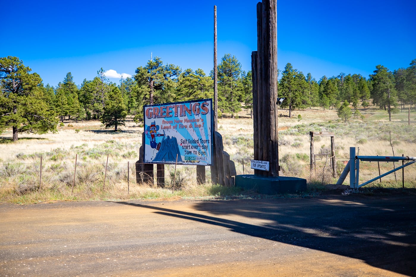 Ice Cave and Bandera Volcano in Grants, New Mexico Route 66 Attraction