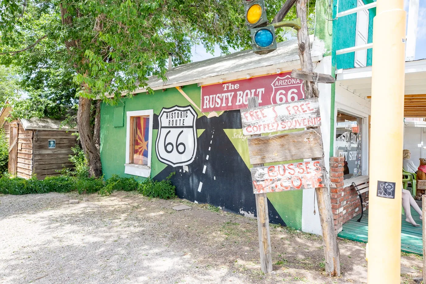 The Rusty Bolt in Seligman, Arizona Route 66 Roadside Attraction and Gift Shop