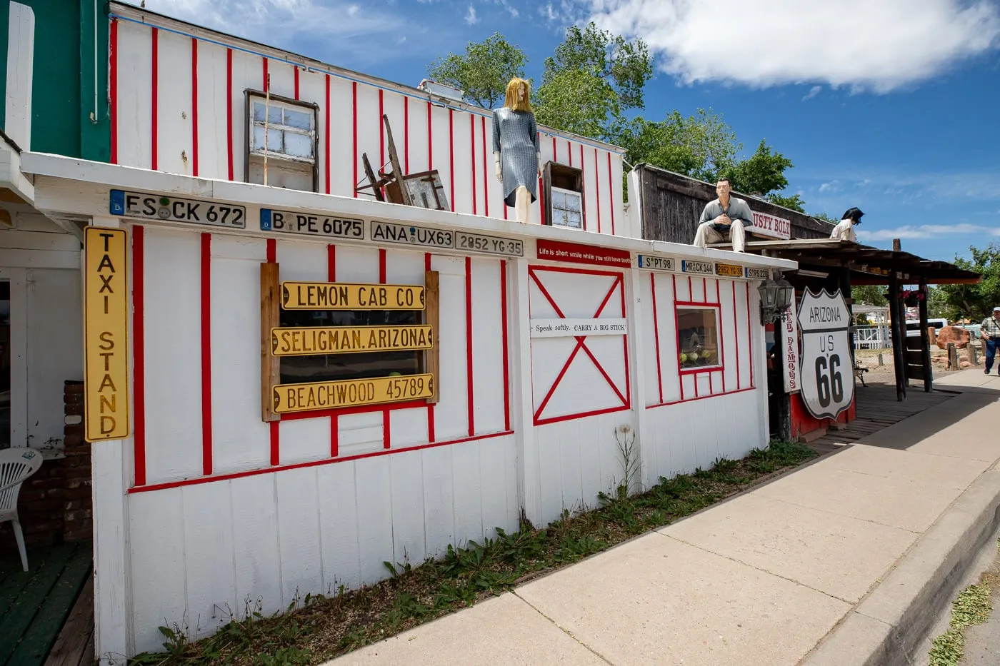 The Rusty Bolt in Seligman, Arizona Route 66 Roadside Attraction and Gift Shop