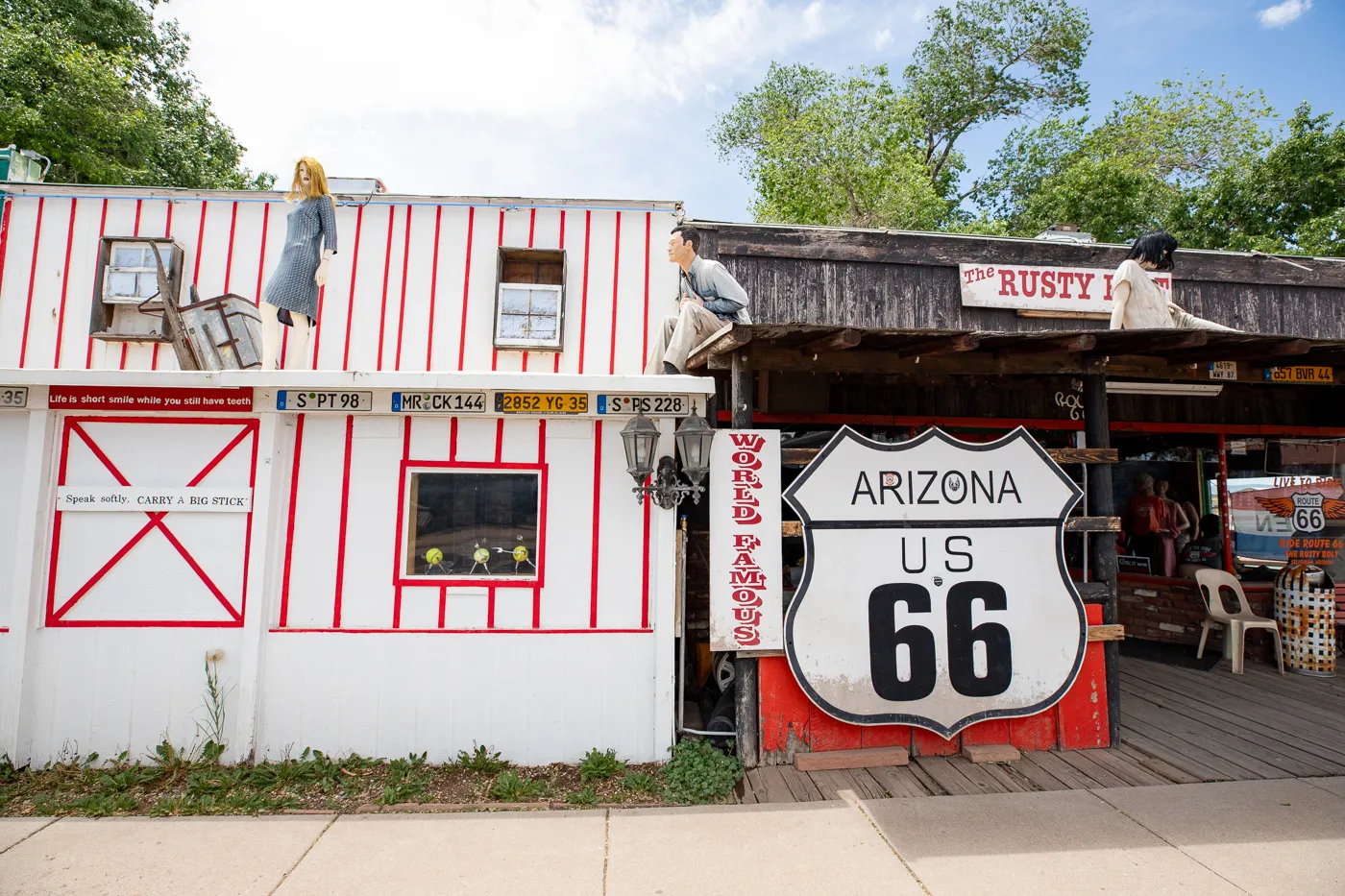 The Rusty Bolt in Seligman, Arizona Route 66 Roadside Attraction and Gift Shop