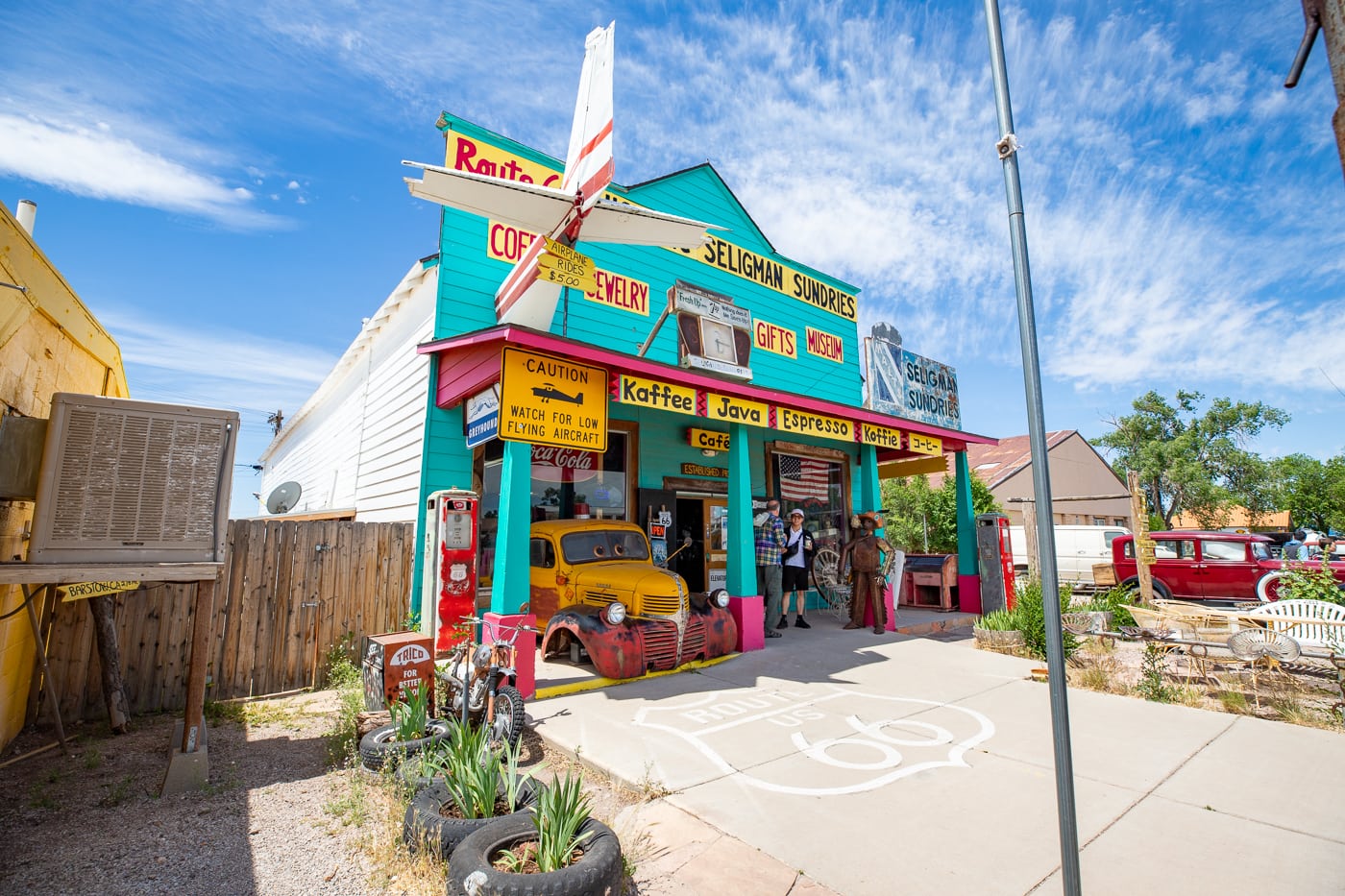 Historic Seligman Sundries in Seligman, Arizona Route 66 Roadside Attraction