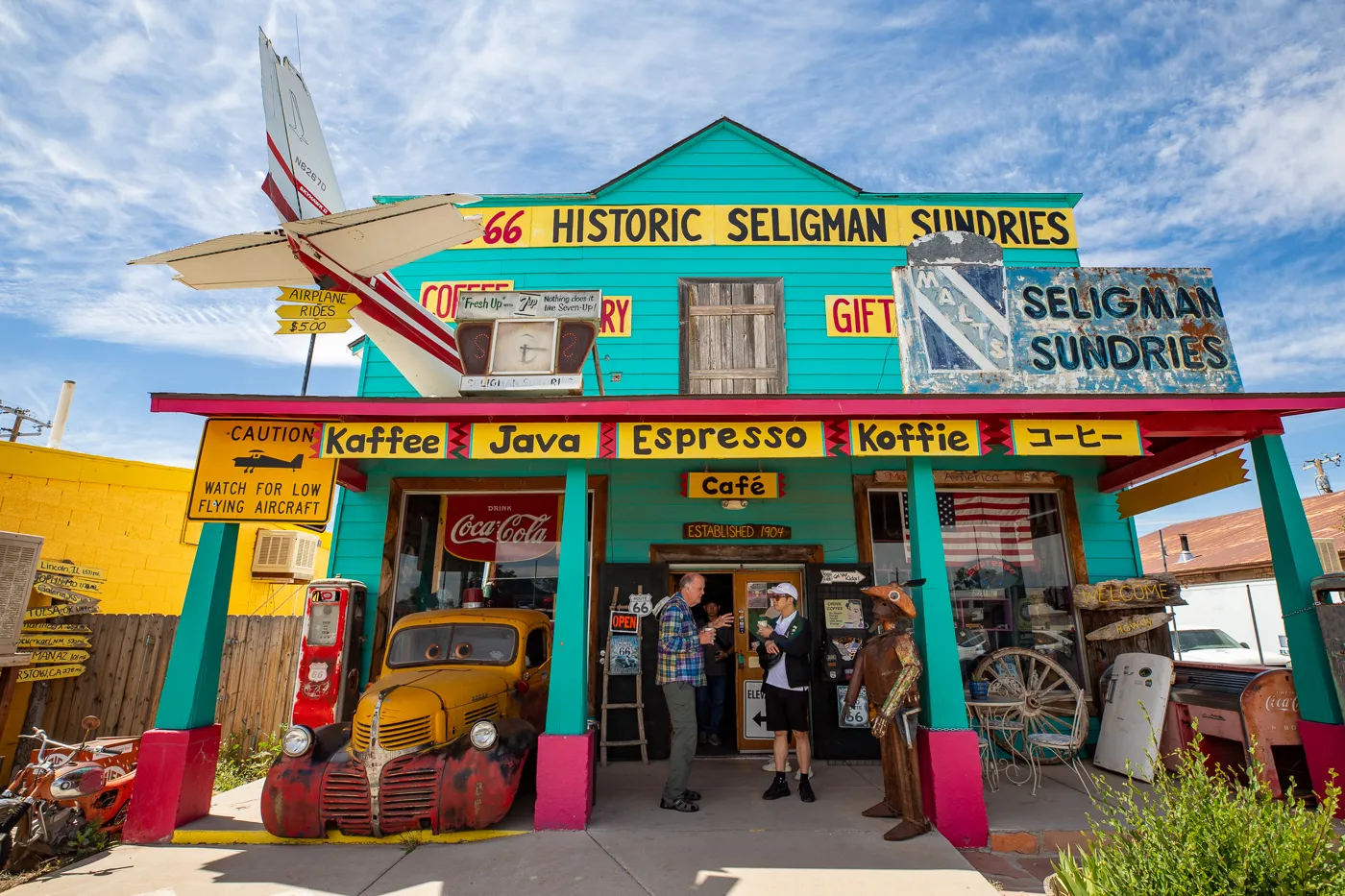 Historic Seligman Sundries in Seligman, Arizona Route 66 Roadside Attraction