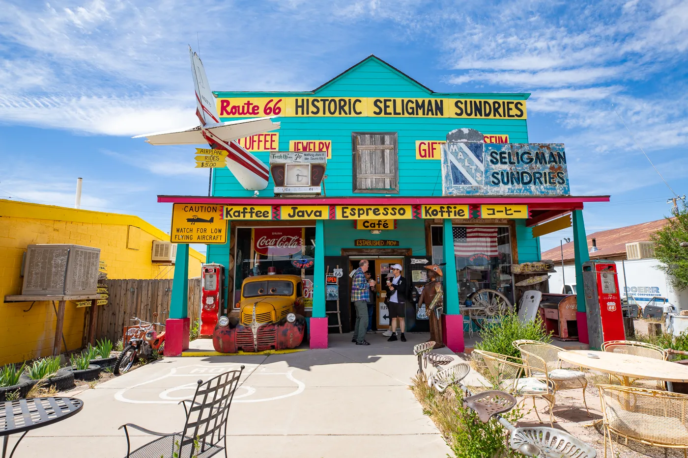 Historic Seligman Sundries in Seligman, Arizona Route 66 Roadside Attraction