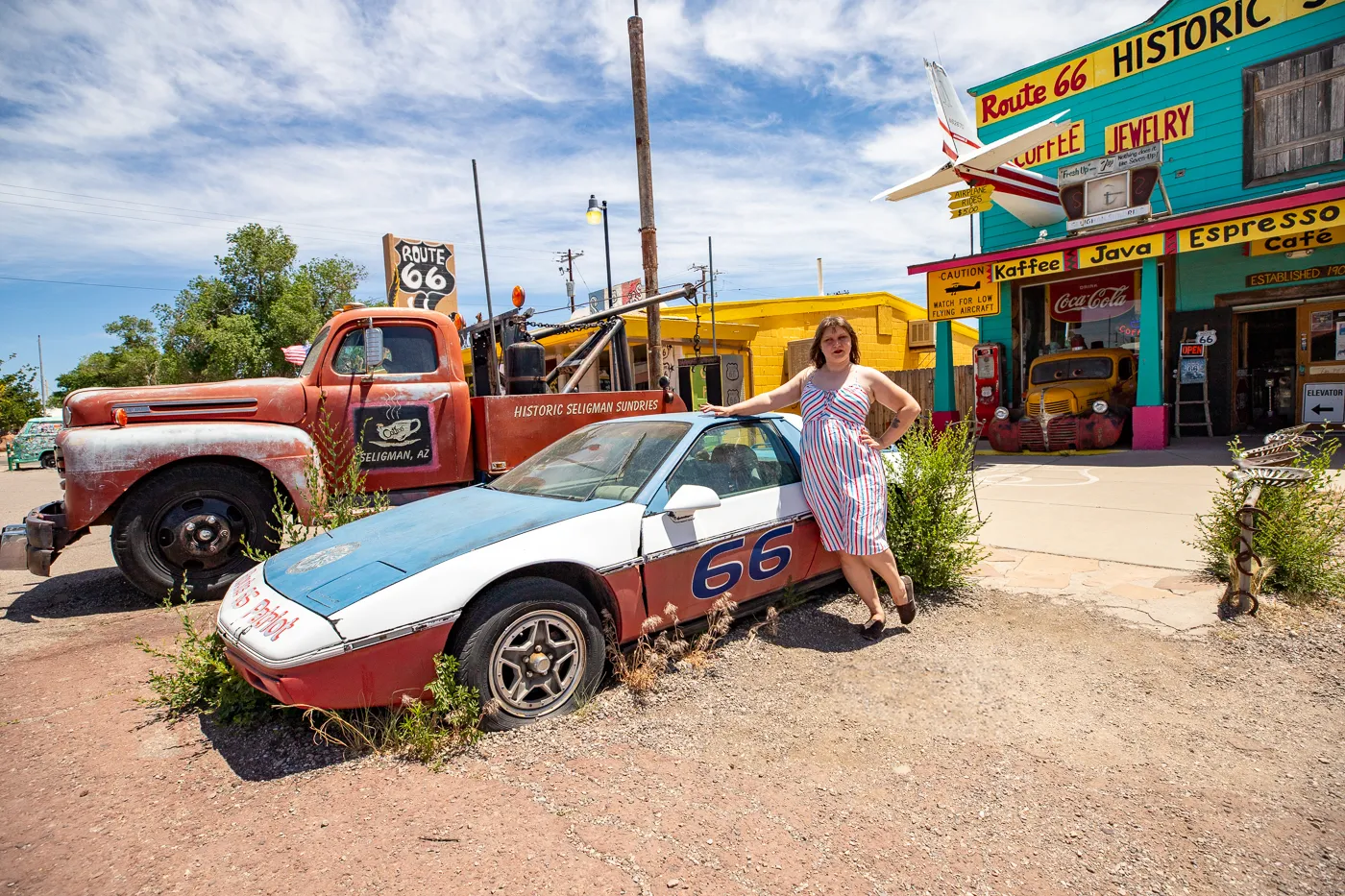 Historic Seligman Sundries in Seligman, Arizona Route 66 Roadside Attraction
