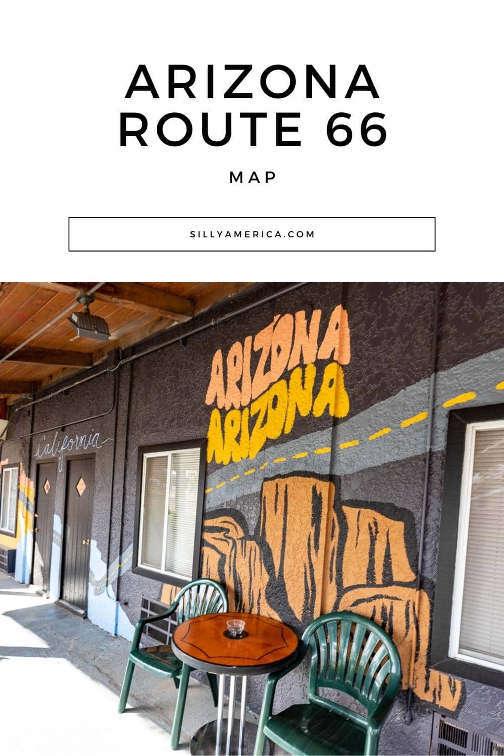 If you're planning a Route 66 road trip you need to know what to see and where to go. Our Arizona Route 66 map contains all the best stops in the state. We've mapped out all the biggest and best roadside attractions, visitor centers, museums, restaurants, diners, fast food, vintage motels, and other iconic stops on this Route 66 Arizona map. #Route66 #Arizona #Route66RoadTrip #ArizonaRoute66 #ArizonaRoute66RoadTrip #ArizonaRoadTrip #travel #RoadTrip