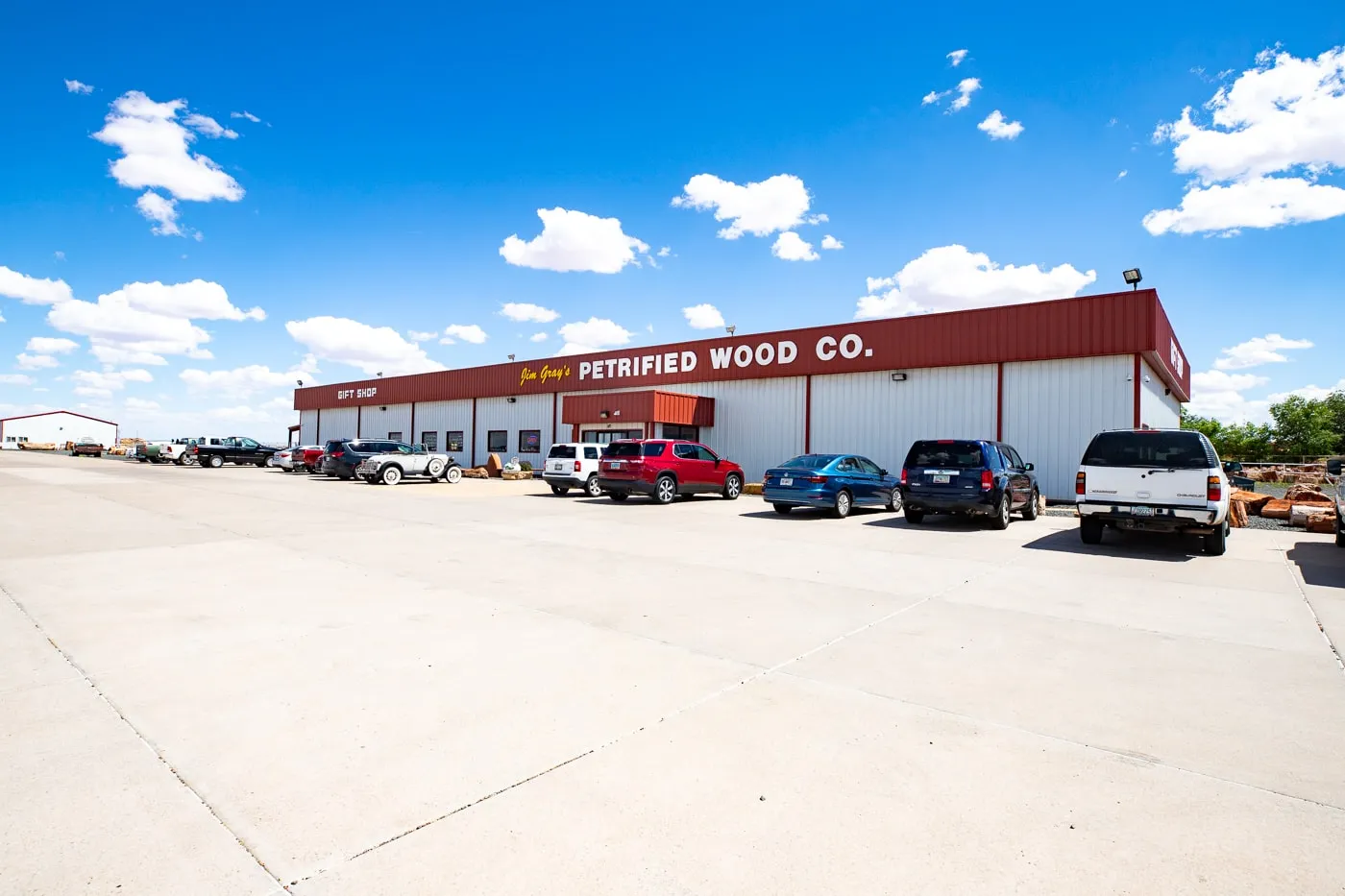 Jim Gray's Petrified Wood Co in Holbrook, Arizona Route 66 Roadside Attraction