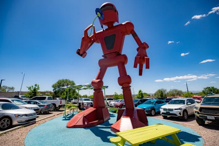 Becoming Human - Giant Robot at Meow Wolf in Santa Fe, New Mexico