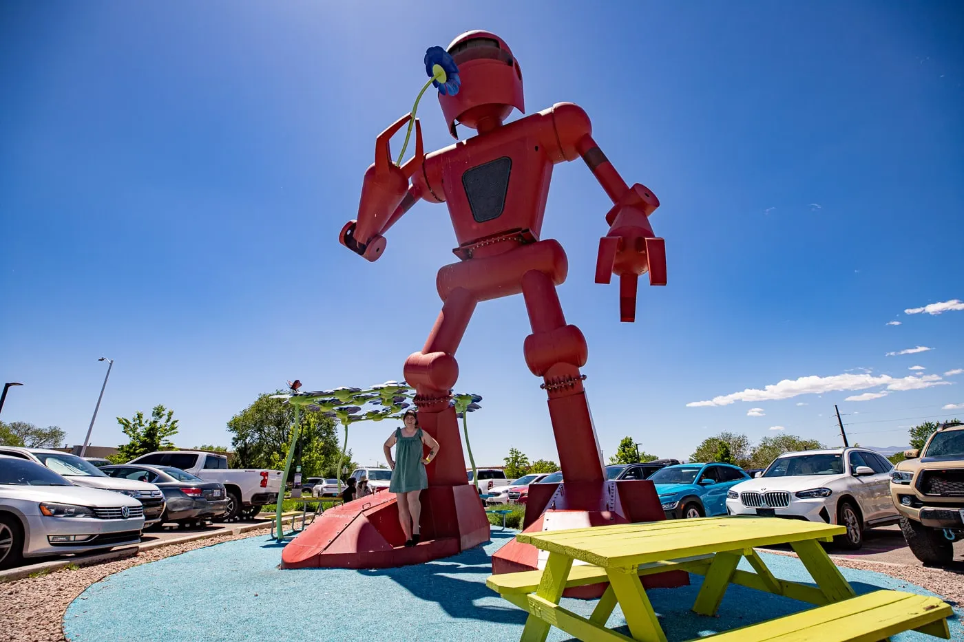 Becoming Human - Giant Robot at Meow Wolf in Santa Fe, New Mexico