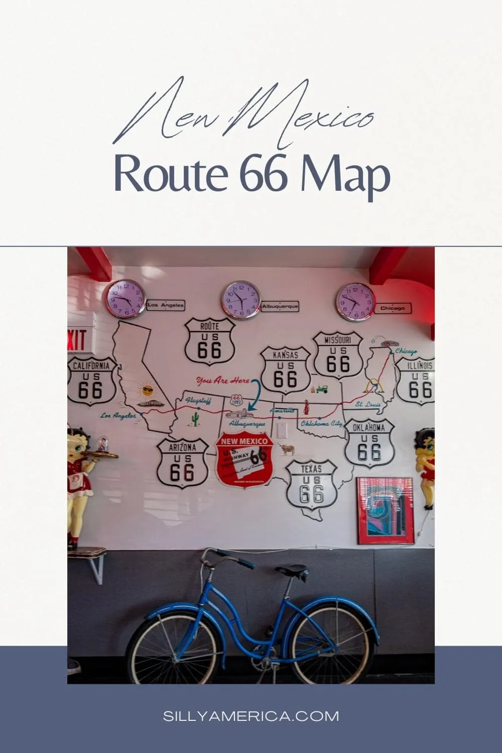 If you're planning a Route 66 road trip you need to know what to see and where to go. Our New Mexico Route 66 map contains all the best stops in the state. We've mapped out all the biggest and best roadside attractions, visitor centers, museums, restaurants, diners, fast food, vintage motels, and other iconic stops on this Route 66 New Mexico map. #Route66 #NewMexico #Route66RoadTrip #NewMexicoRoute66 #NewMexicoRoute66RoadTrip #NewMexicoRoadTrip #travel #RoadTrip