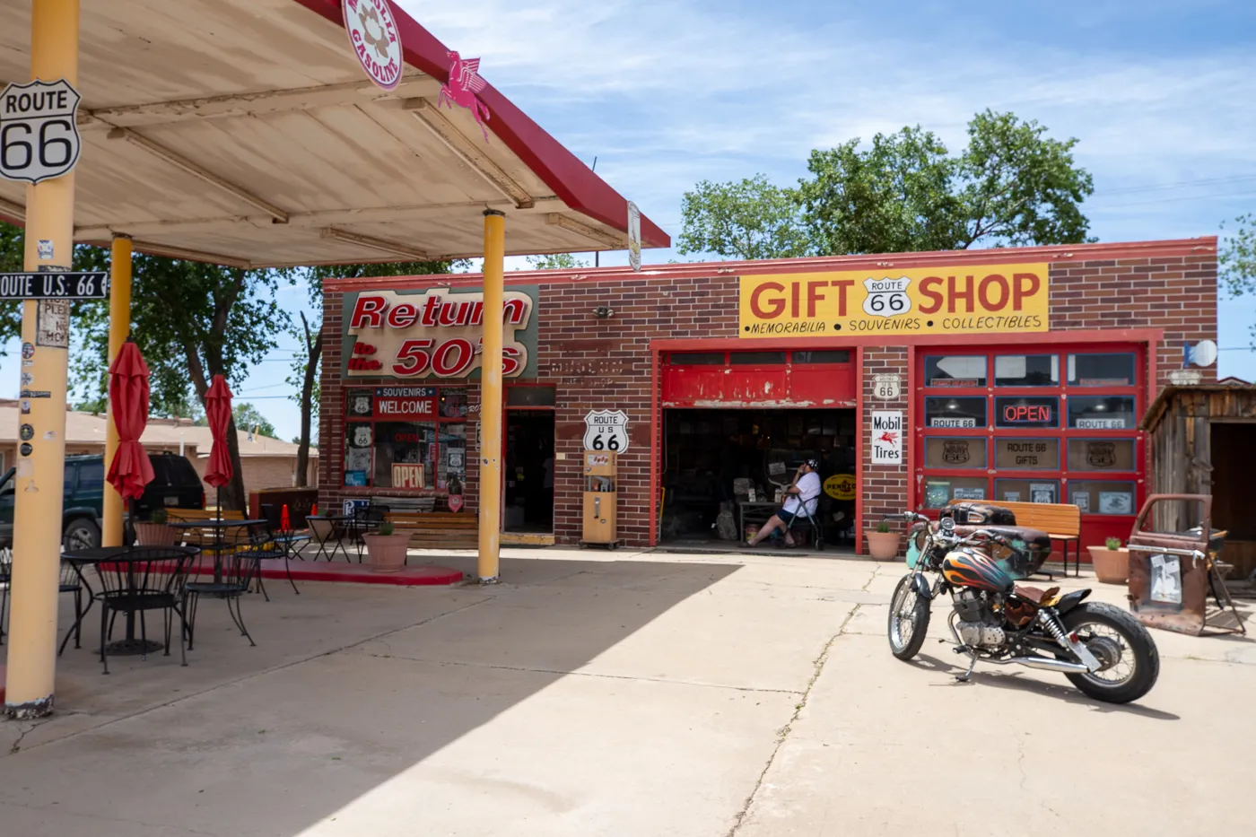 Return to the 50's Gift Shop in Seligman, Arizona