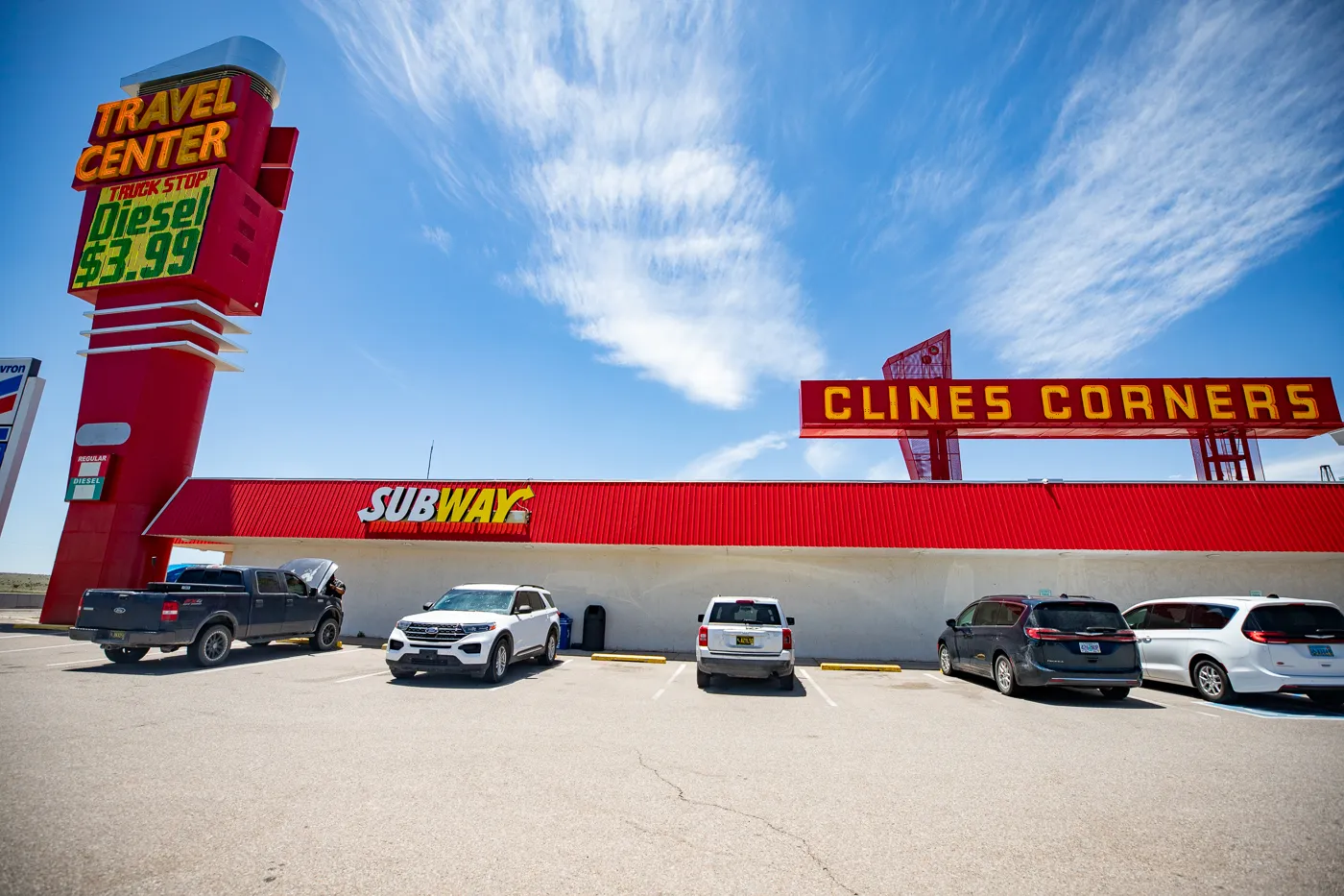 Clines Corners Travel Center in Clines Corners, New Mexico Route 66 Attractions