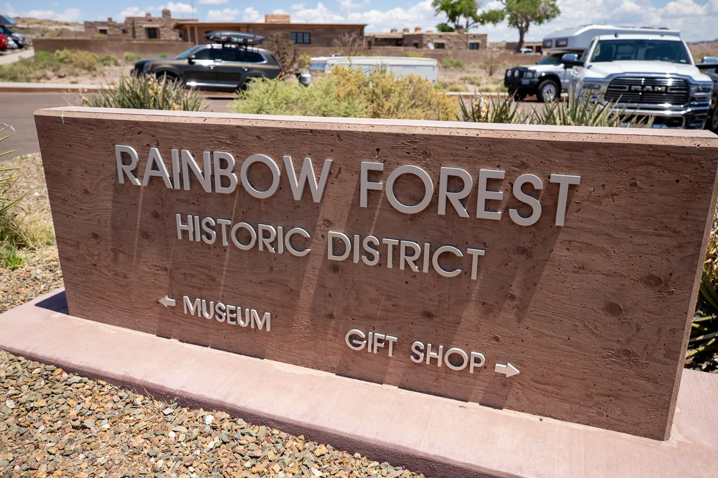 Petrified Forest National Park in Arizona - Rainbow Forest Museum