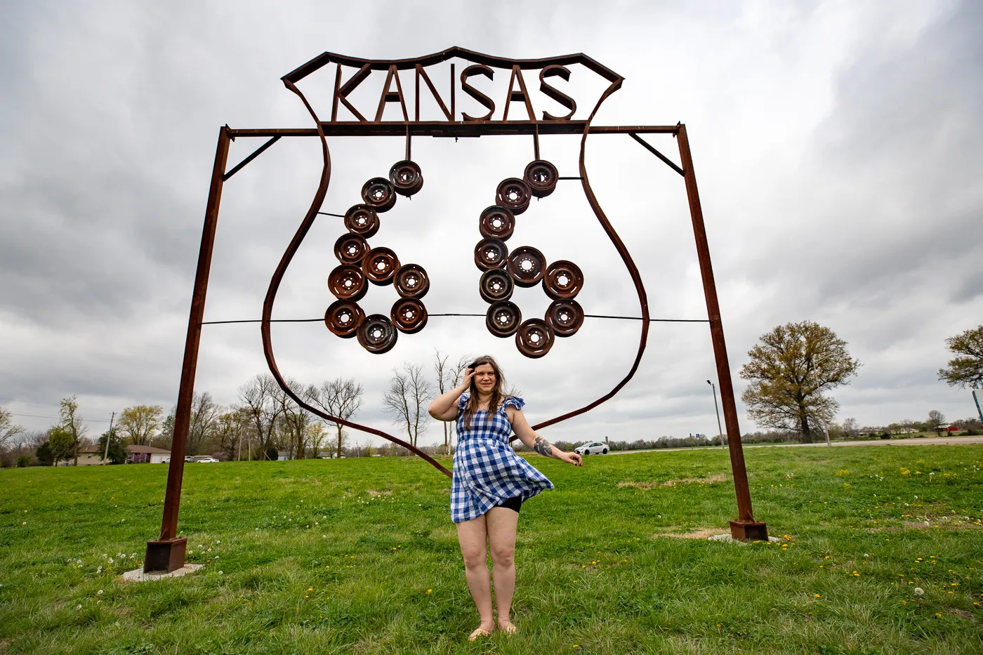 FFA Route 66 Sign in Riverton, Kansas
