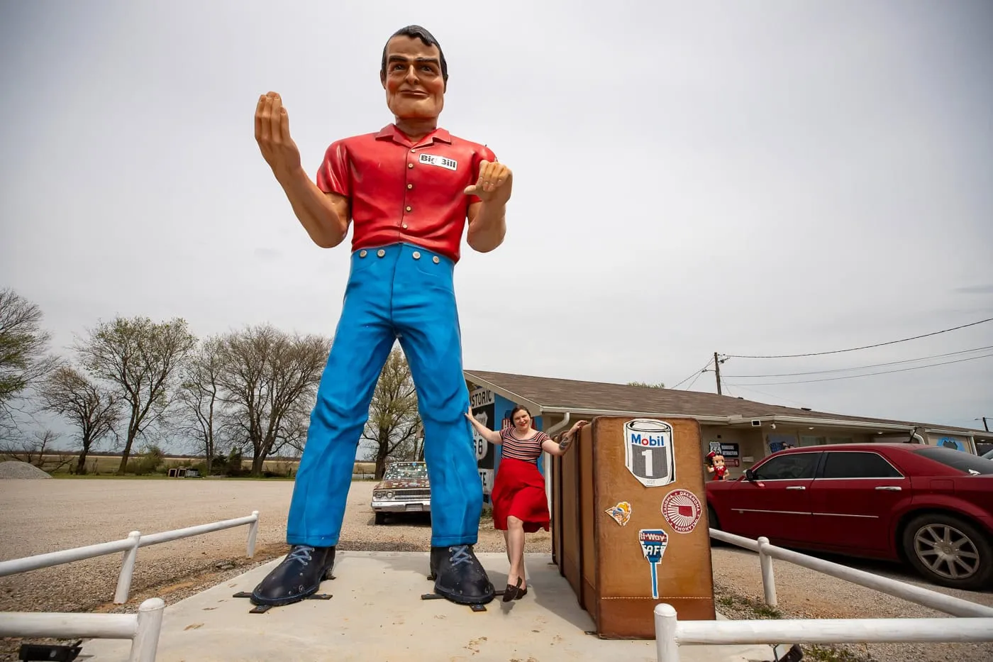 Big Bill Muffler Man at Vinita, Oklahoma Route 66 Restaurant